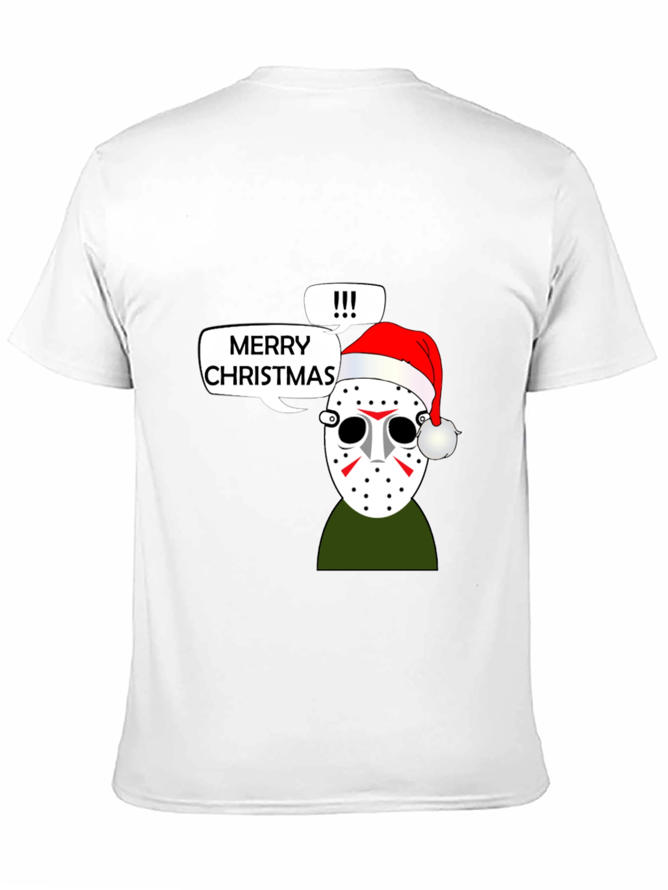 Merry Christmas Jason Mask Holiday T-Shirt