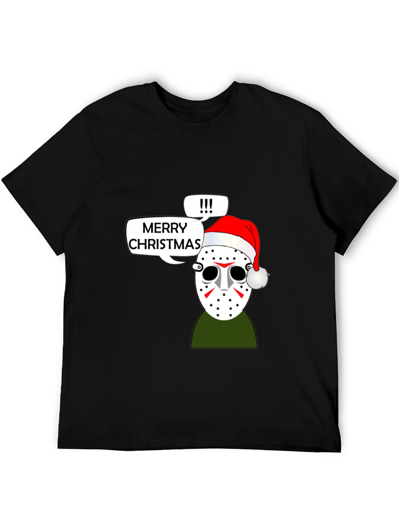Merry Christmas Jason Mask Holiday T-Shirt
