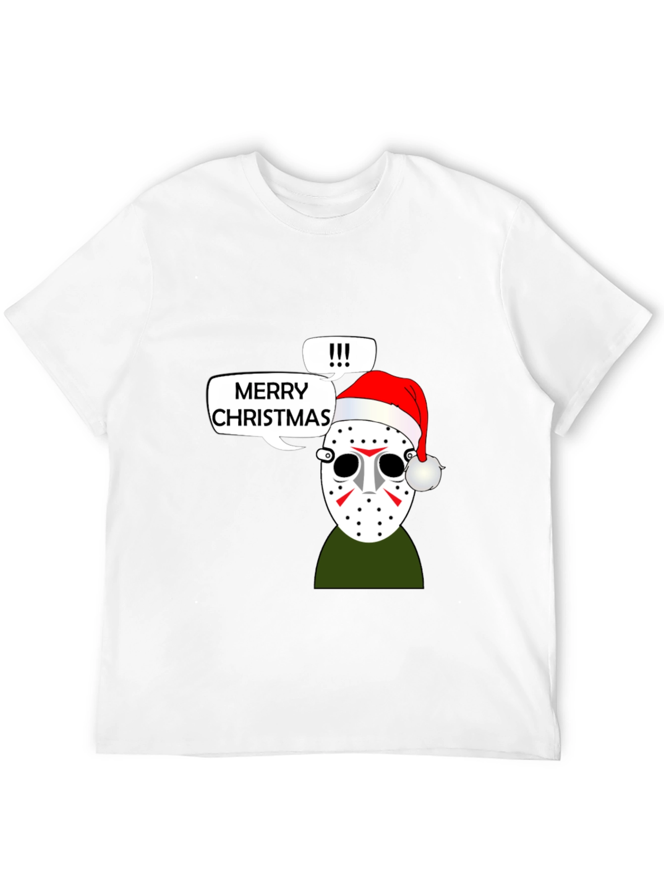 Merry Christmas Jason Mask Holiday T-Shirt
