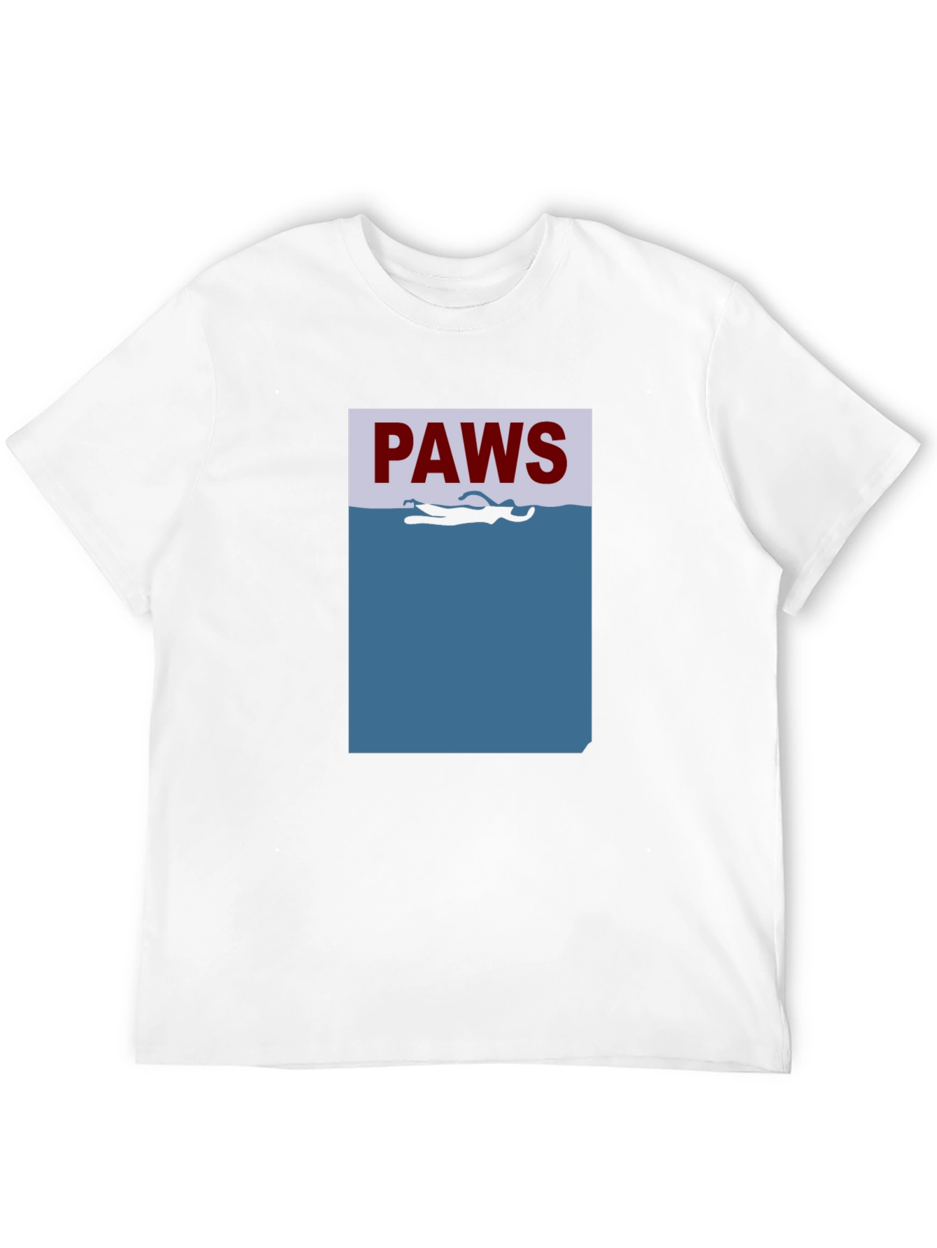 PAWS Jaws Inspired T-Shirt - Novelty Tee