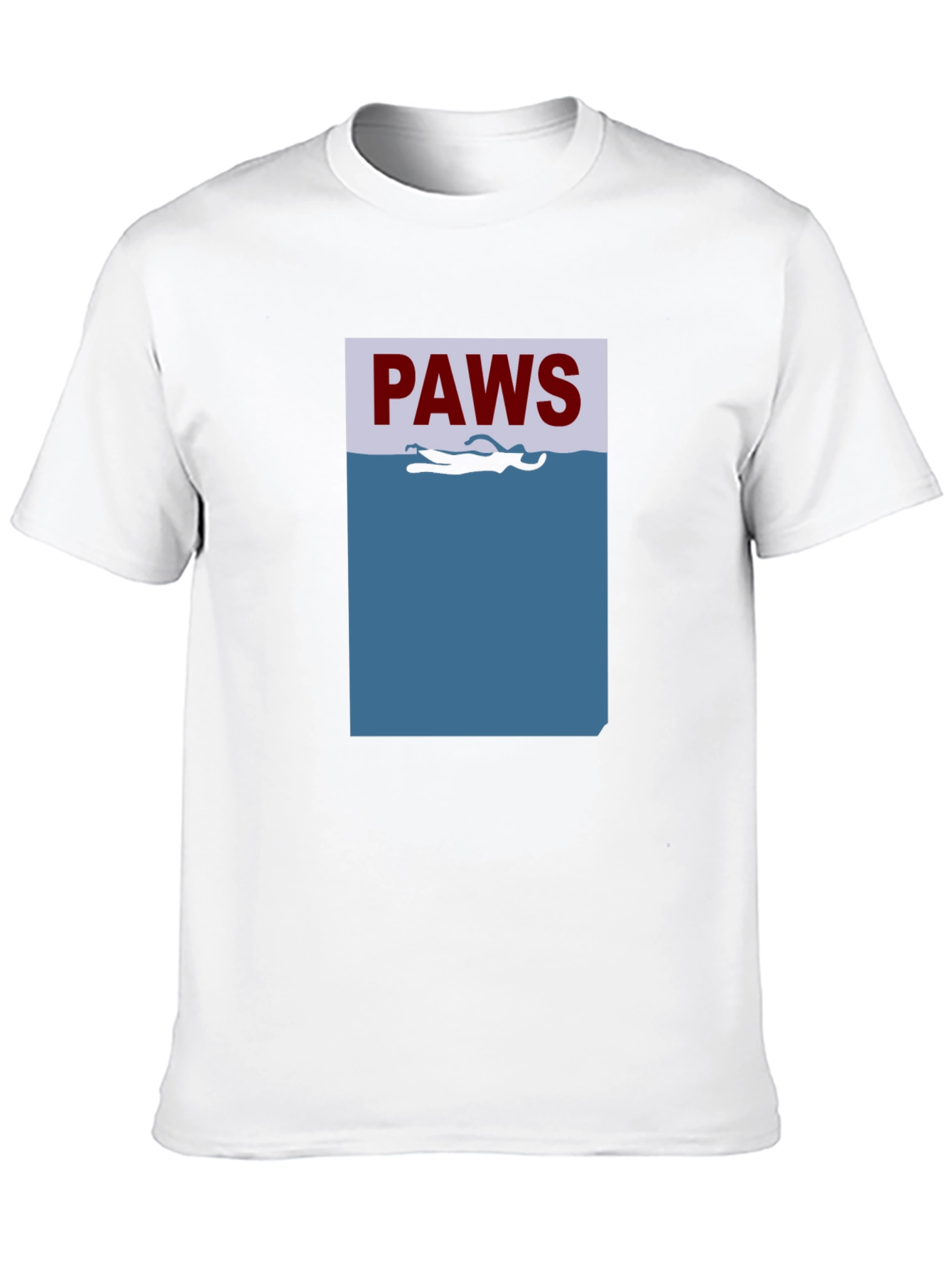 PAWS Jaws Inspired T-Shirt - Novelty Tee