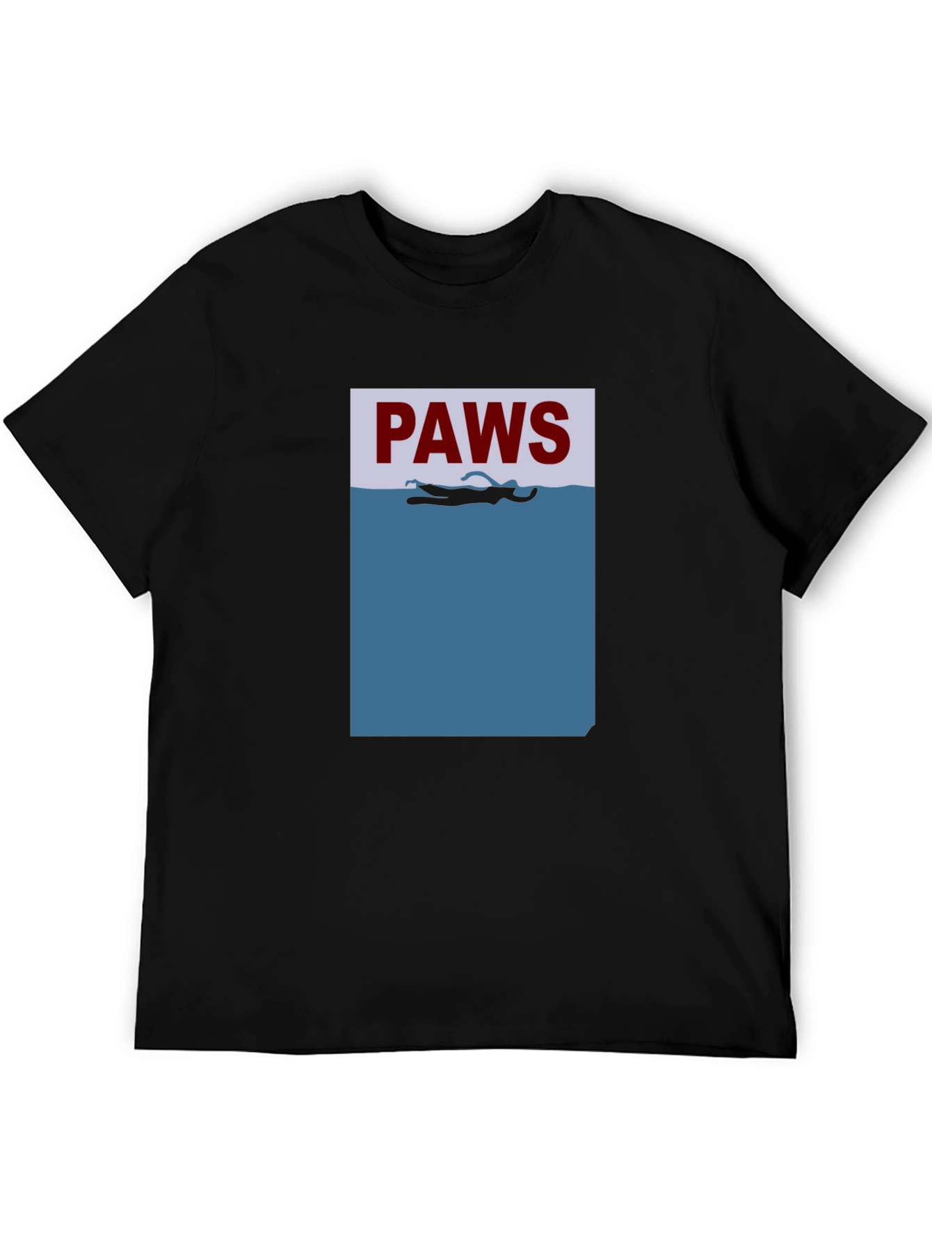 PAWS Jaws Inspired T-Shirt - Novelty Tee