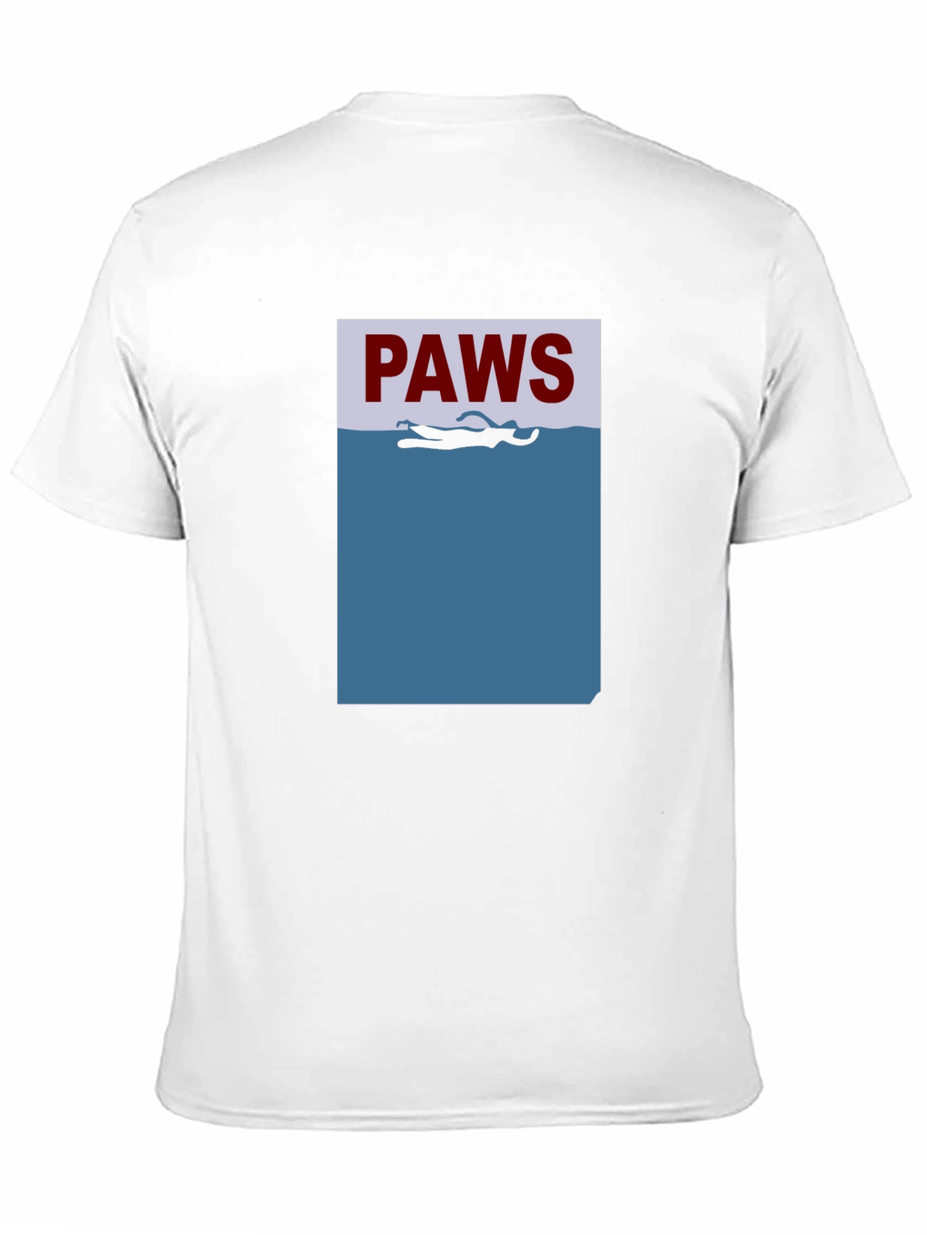 PAWS Jaws Inspired T-Shirt - Novelty Tee