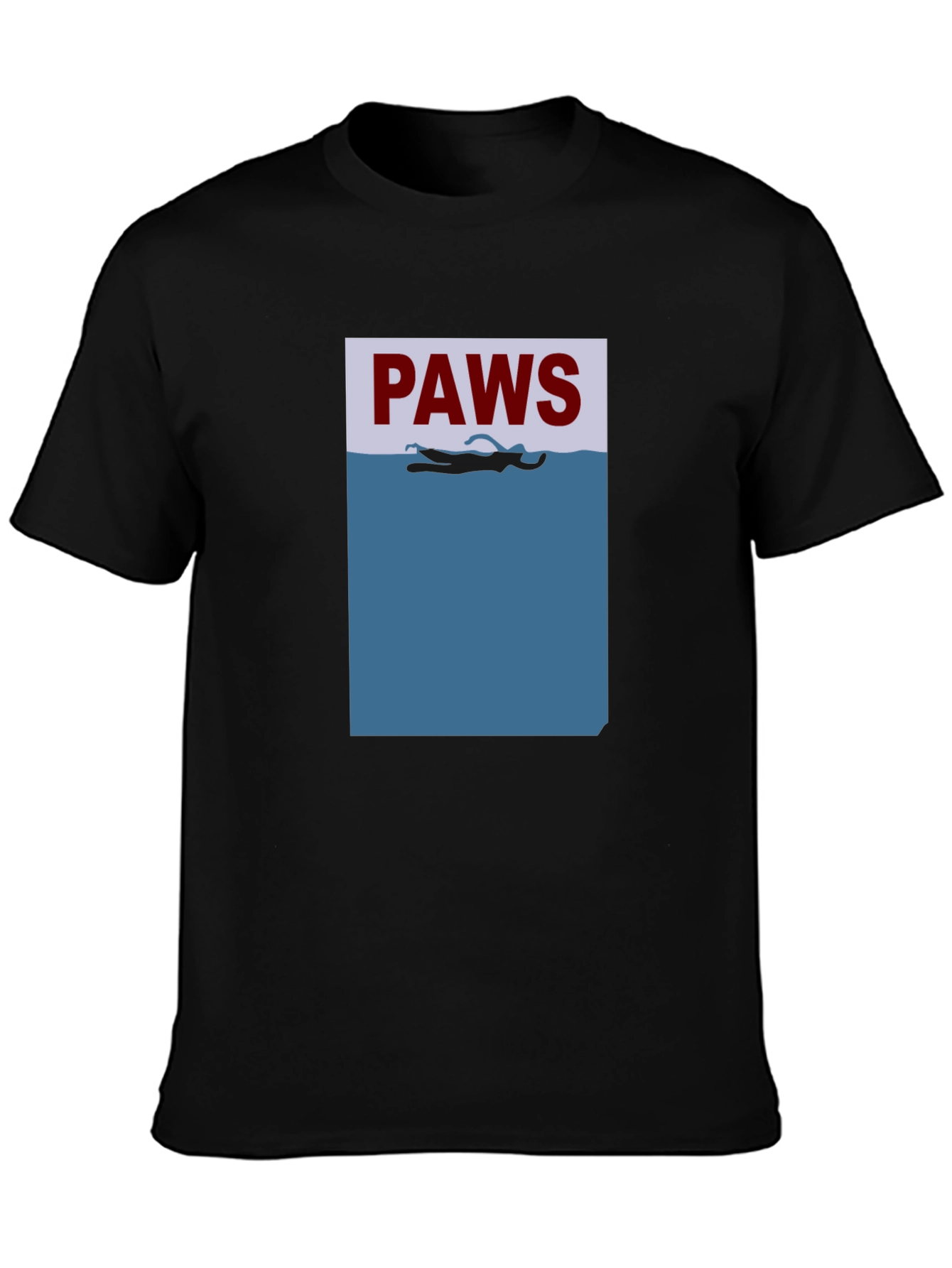 PAWS Jaws Inspired T-Shirt - Novelty Tee