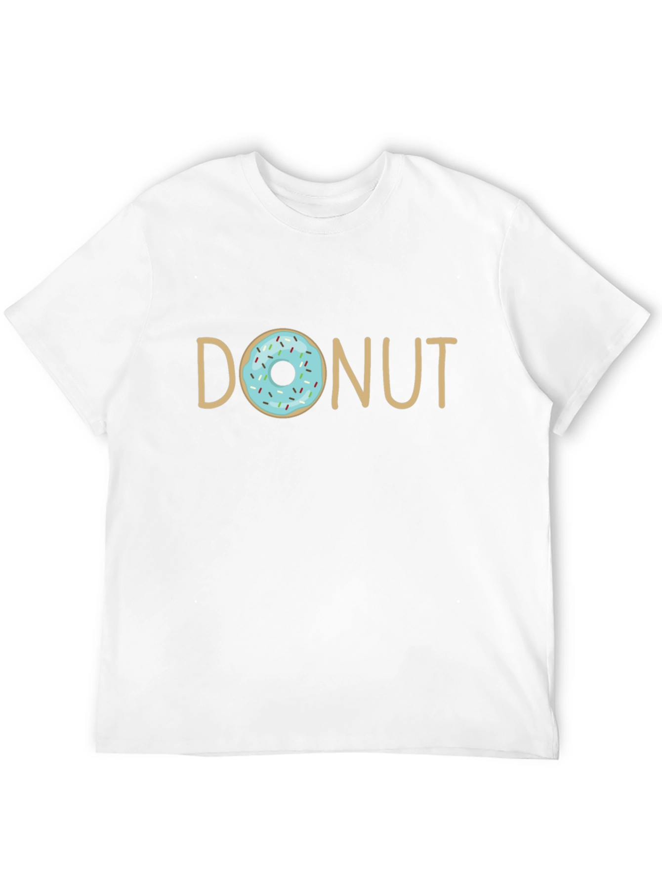 Donut Graphic T-Shirt - Casual Cotton Tee