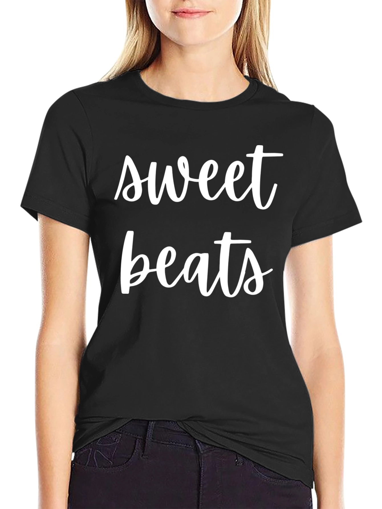 Sweet Beats Graphic Tee - Black Unisex T-Shirt