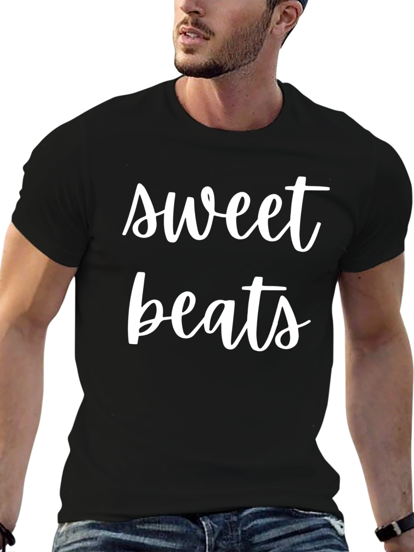 Sweet Beats Graphic Tee - Black Unisex T-Shirt