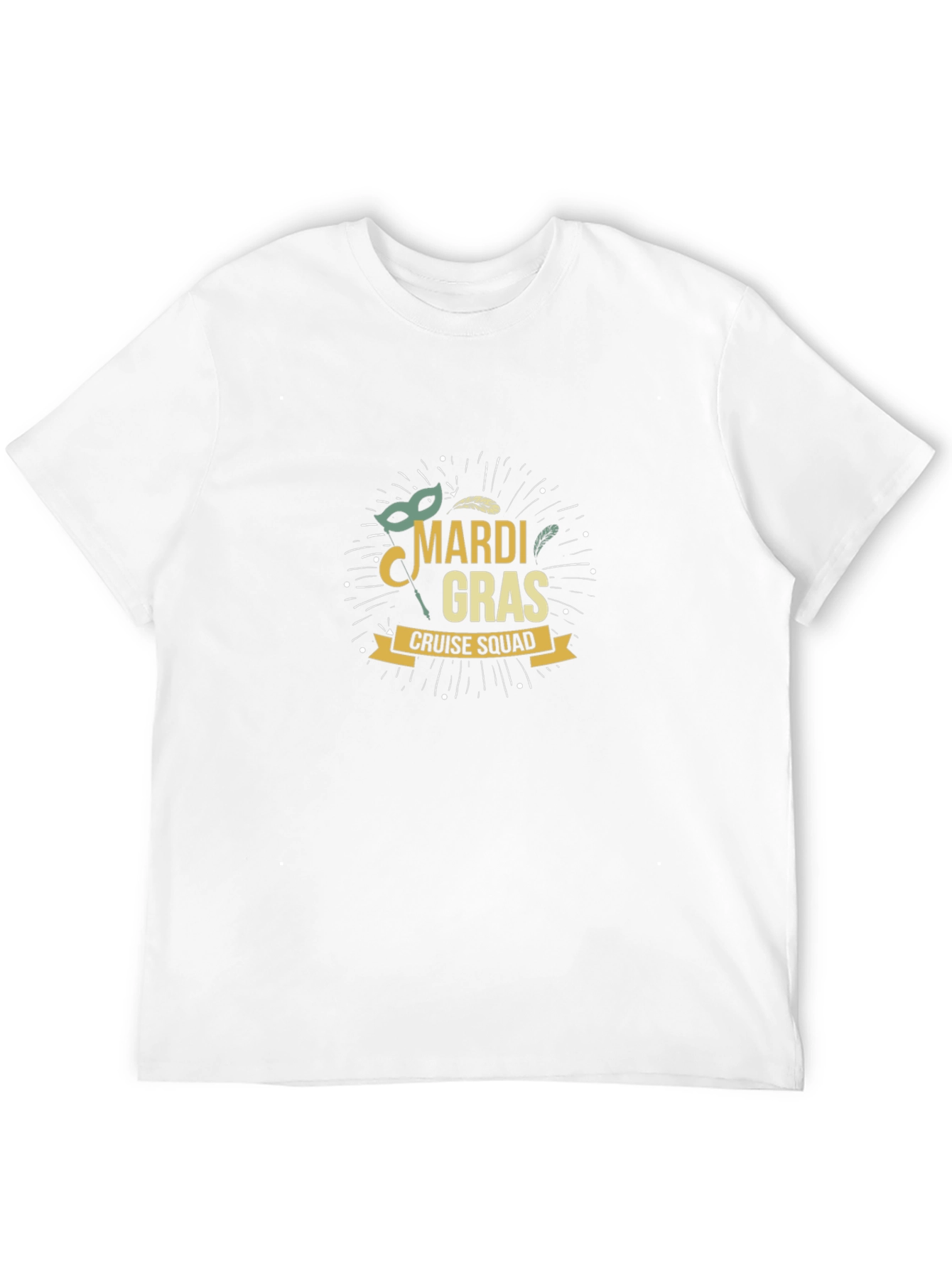 Mardi Gras Cruise Squad Black T-Shirt