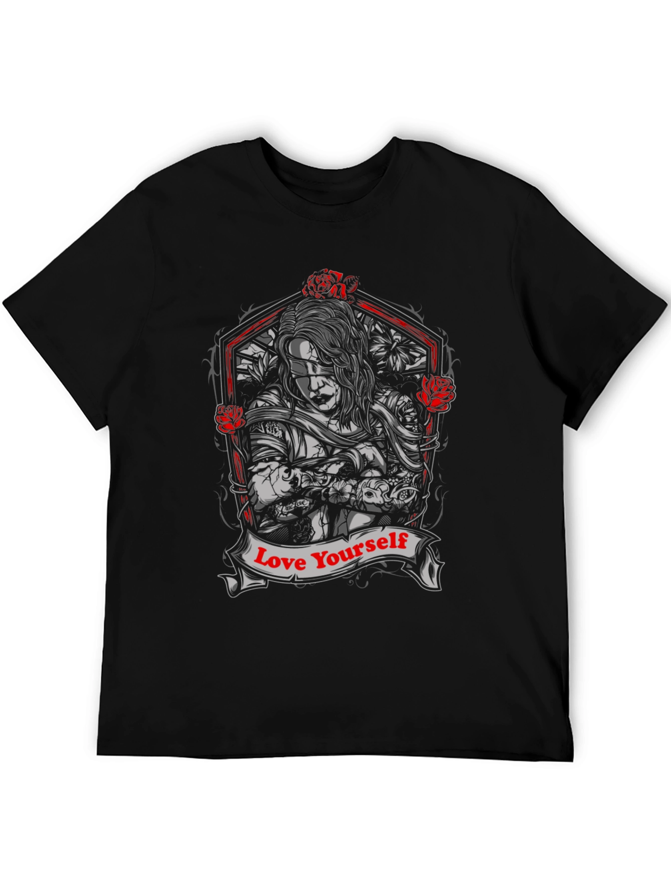 Love Yourself Graphic Tee - Black Unisex T-Shirt