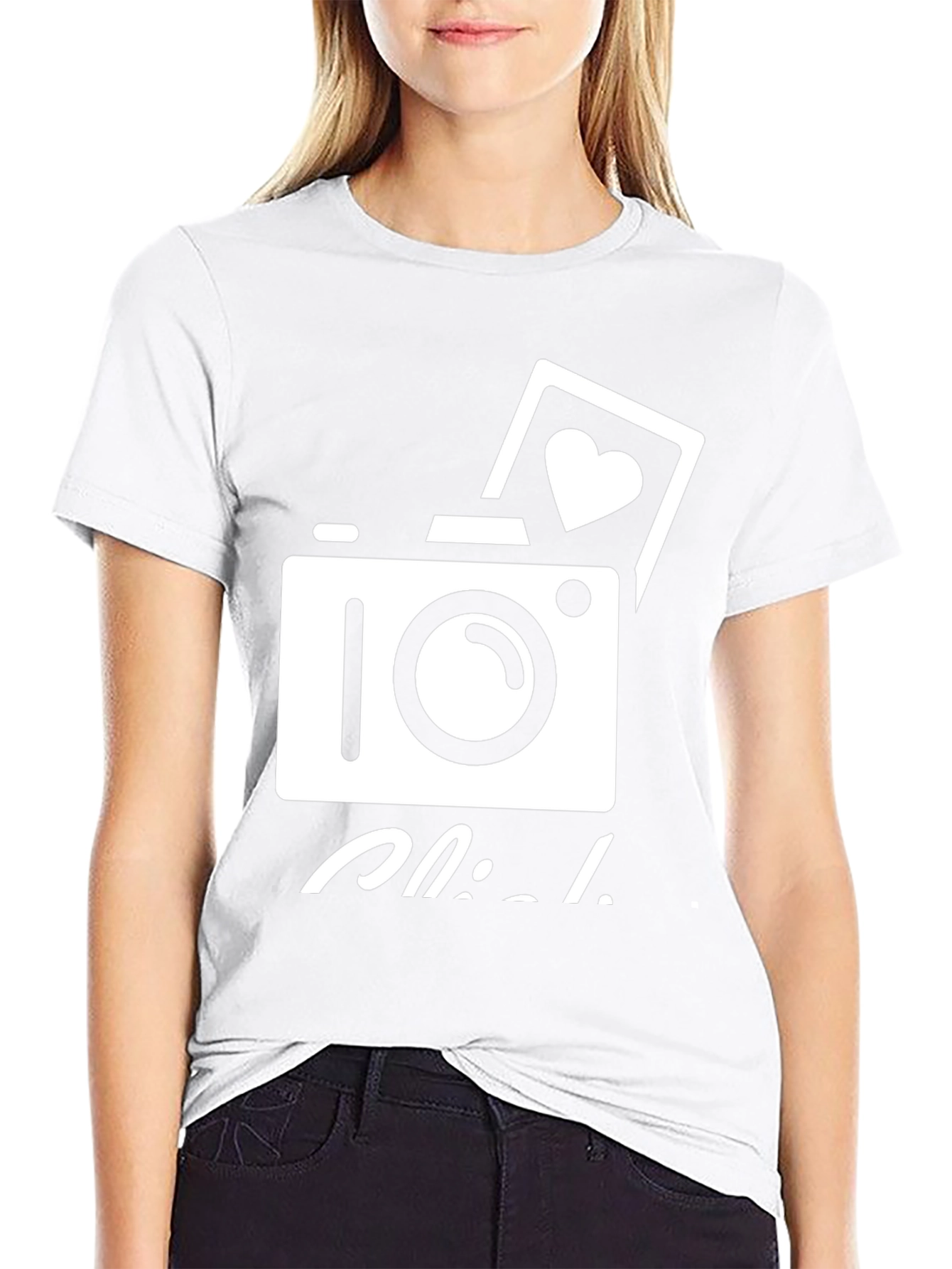 Click Camera Graphic Tee - Black