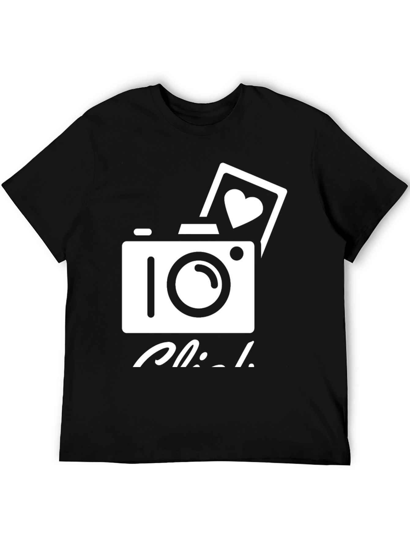 Click Camera Graphic Tee - Black