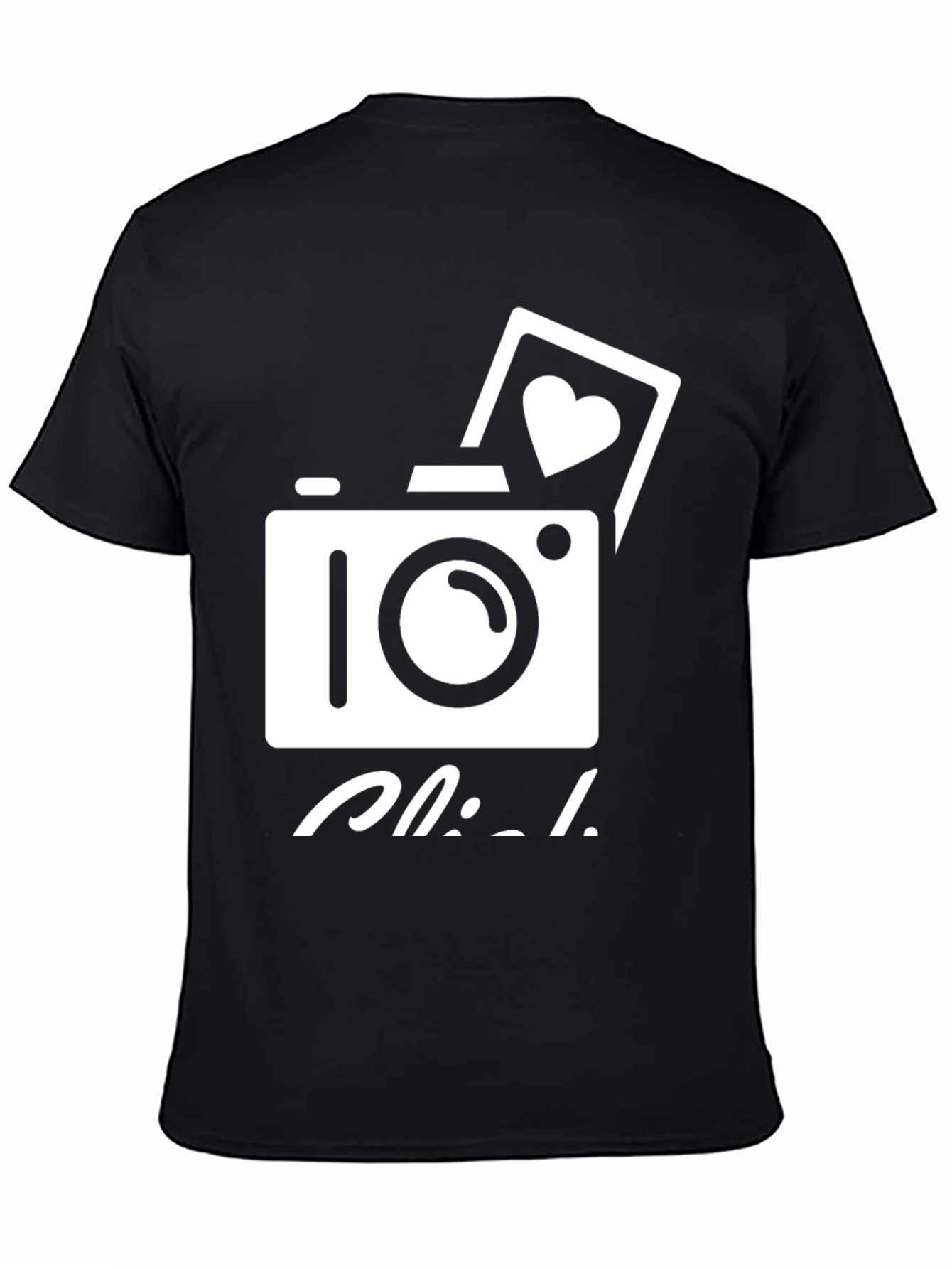 Click Camera Graphic Tee - Black
