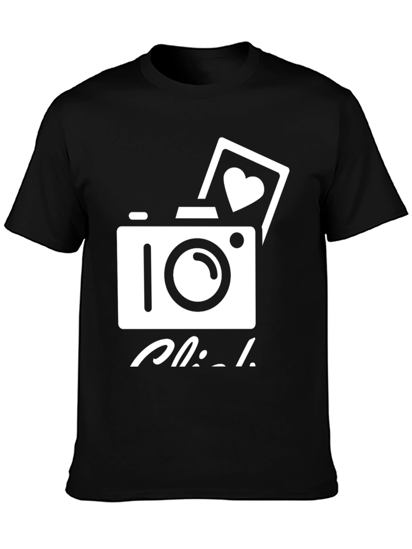 Click Camera Graphic Tee - Black