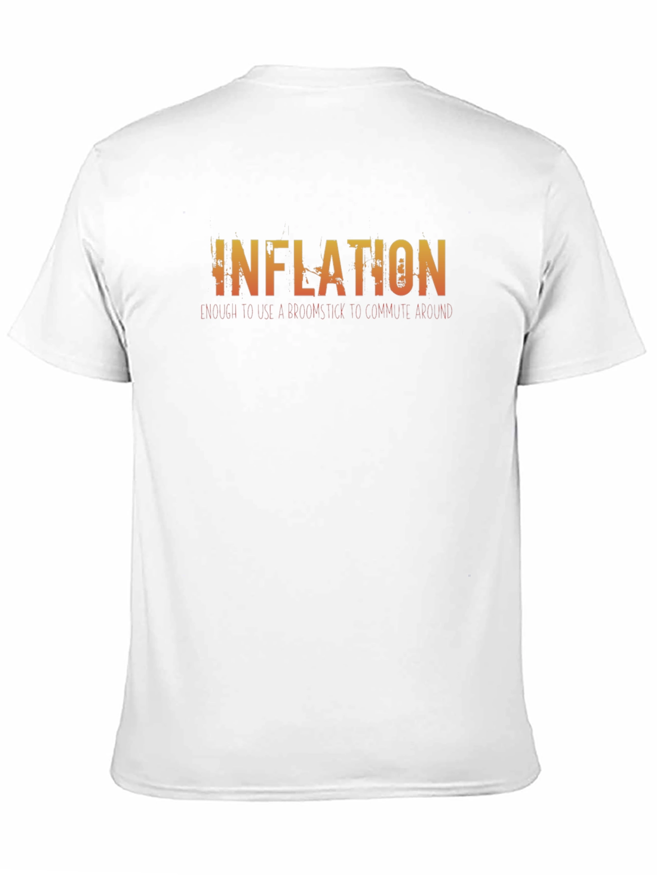 Inflation Broomstick T-Shirt - Funny Slogan Tee