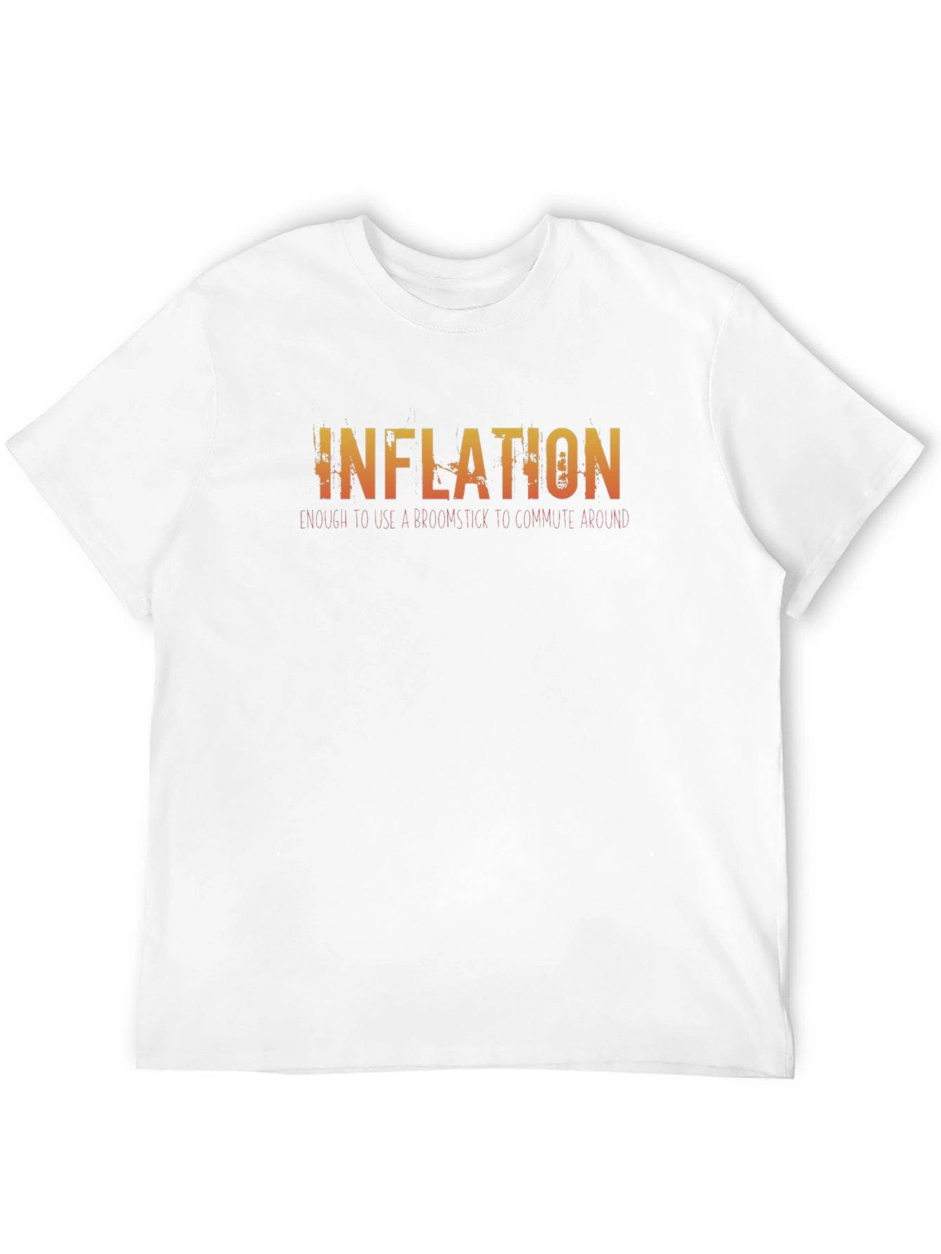 Inflation Broomstick T-Shirt - Funny Slogan Tee