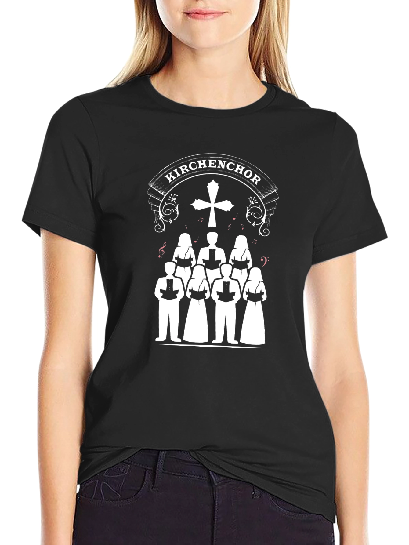 Kirchenchor Choir T-Shirt - Black Cotton Tee