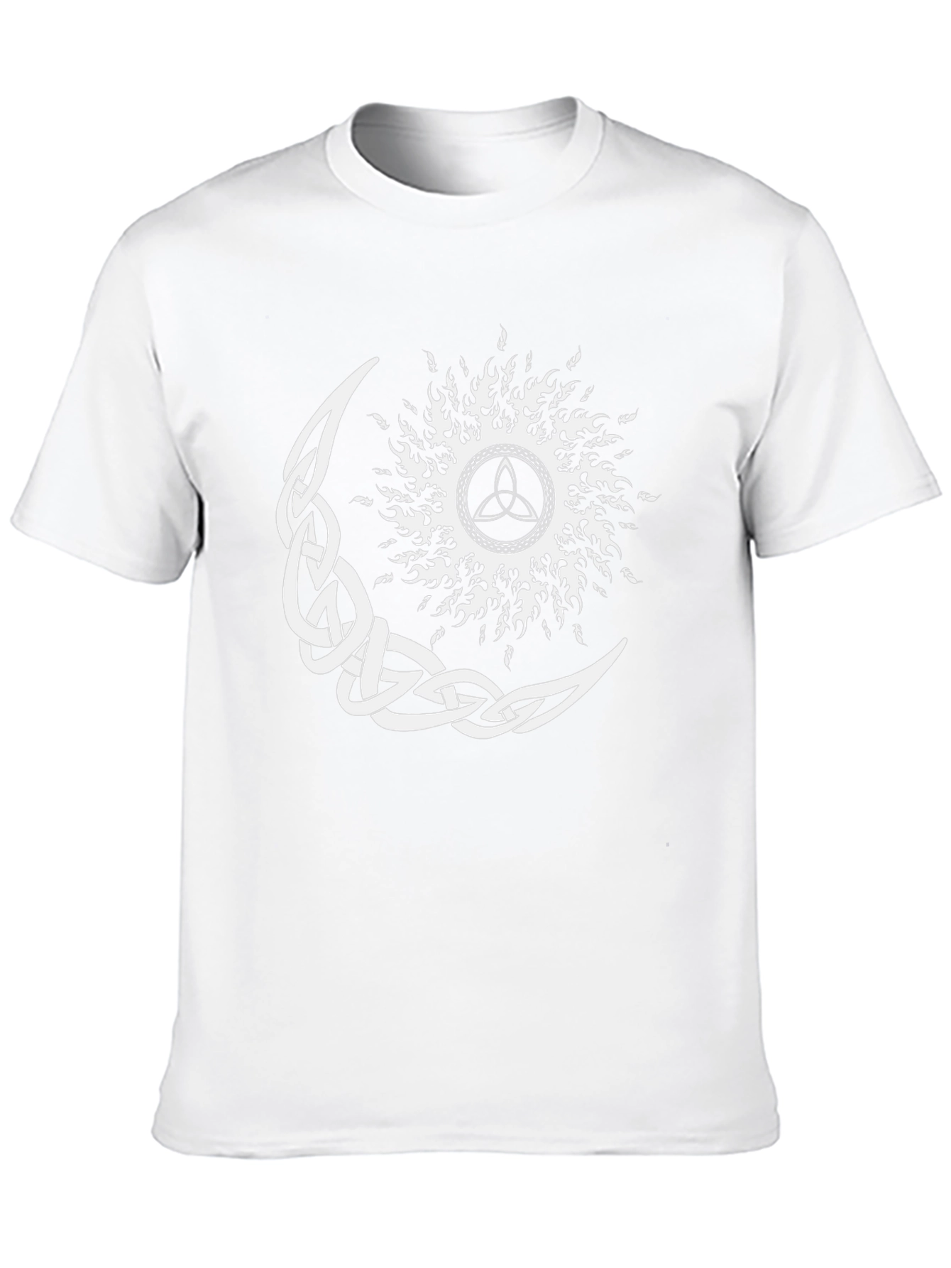 Celtic Knot Moon & Sun Graphic T-Shirt