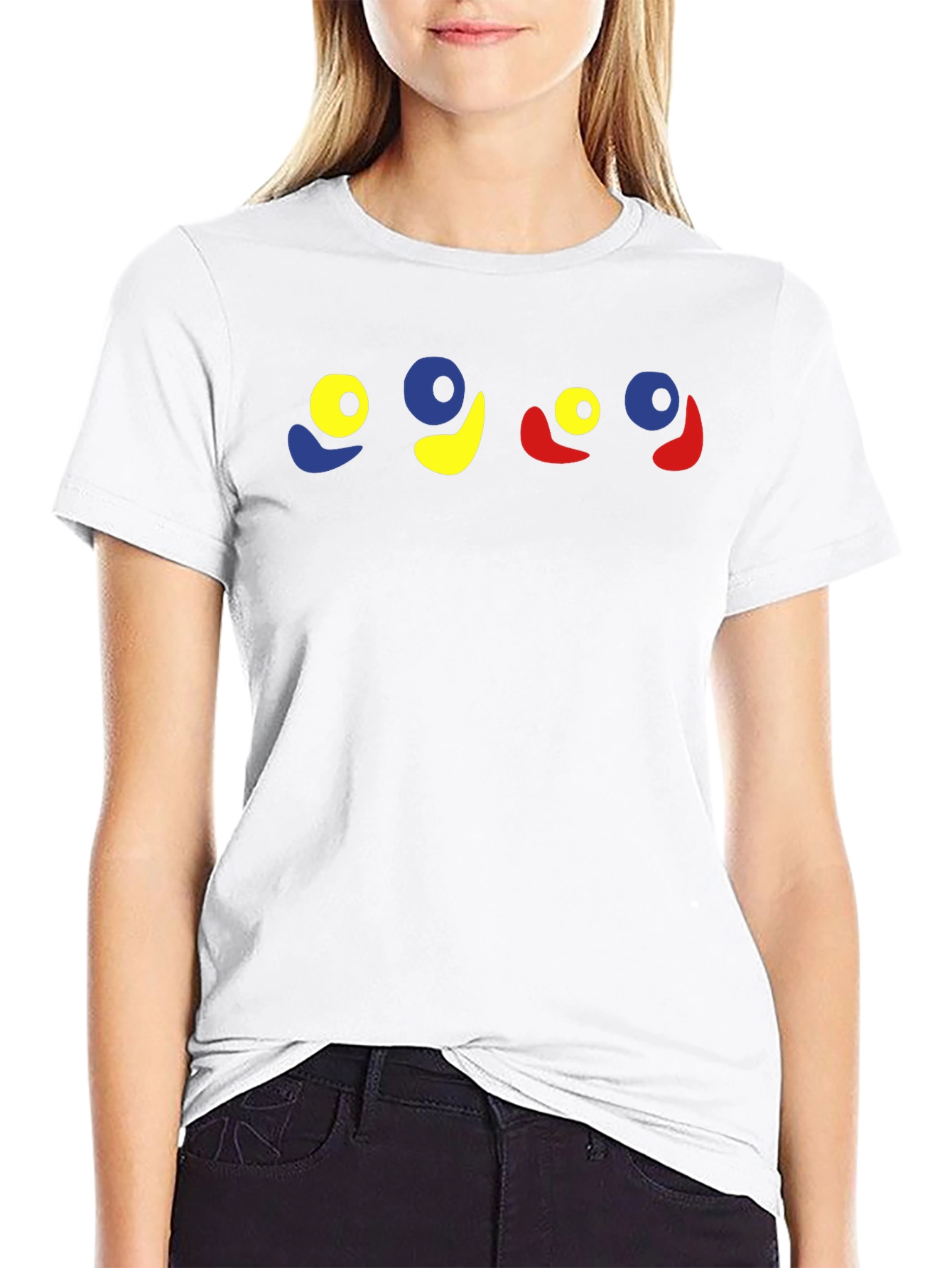 Abstract Graphic Print T-Shirt - Modern Art Tee