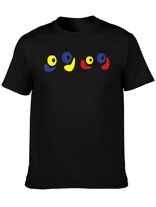 Abstract Graphic Print T-Shirt - Modern Art Tee