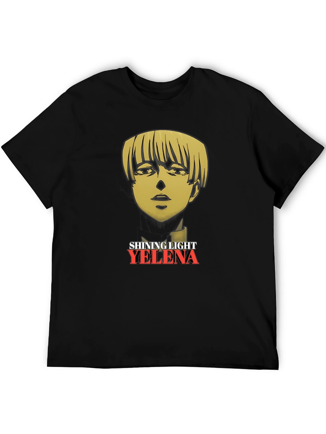 Yelena Attack on Titan Shining Light Black T-Shirt