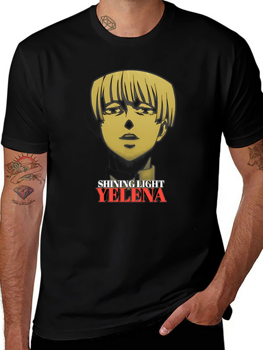 Yelena Attack on Titan Shining Light Black T-Shirt