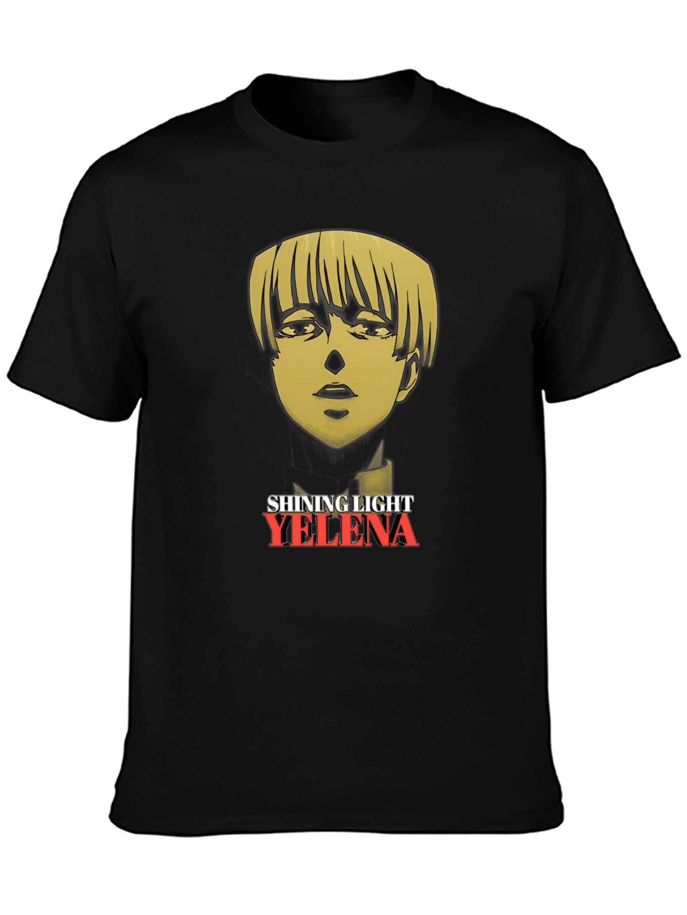 Yelena Attack on Titan Shining Light Black T-Shirt