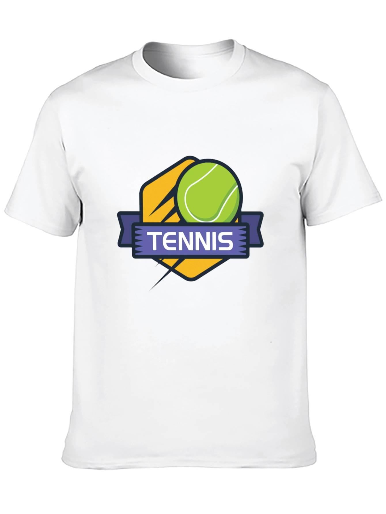 Tennis Graphic T-Shirt - Black Casual Wear