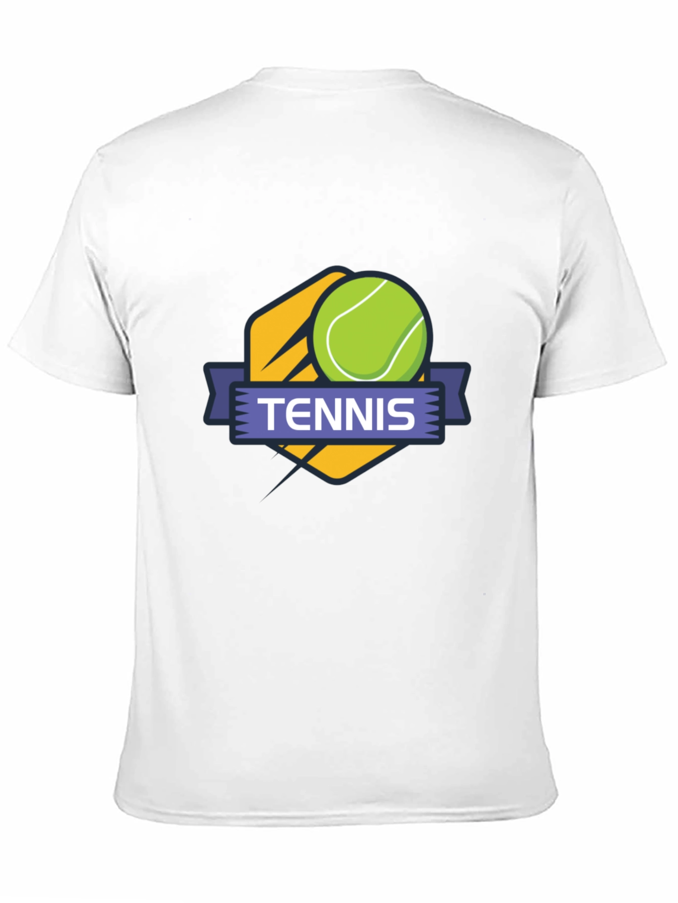 Tennis Graphic T-Shirt - Black Casual Wear