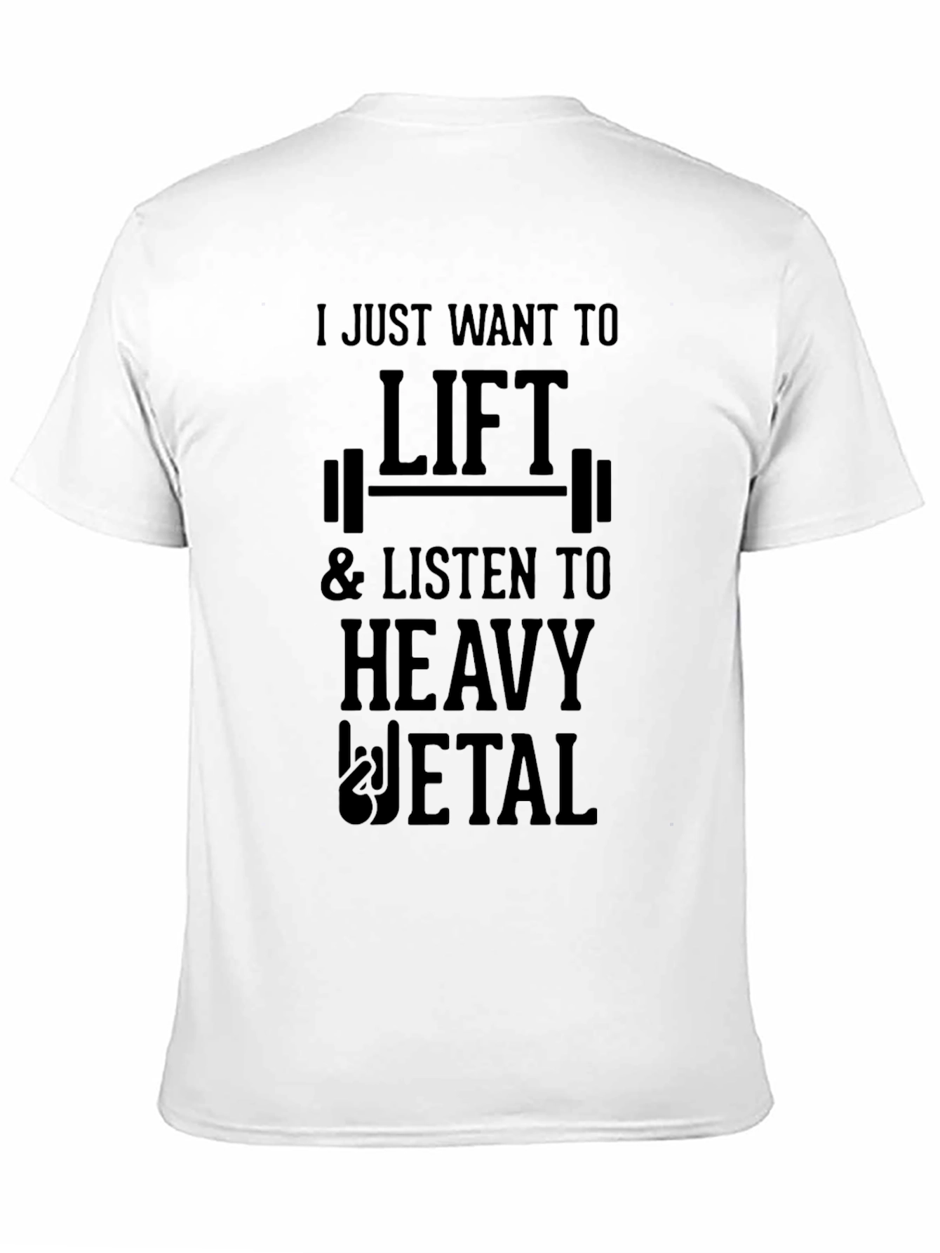 Lift Heavy Metal Black Graphic Tee