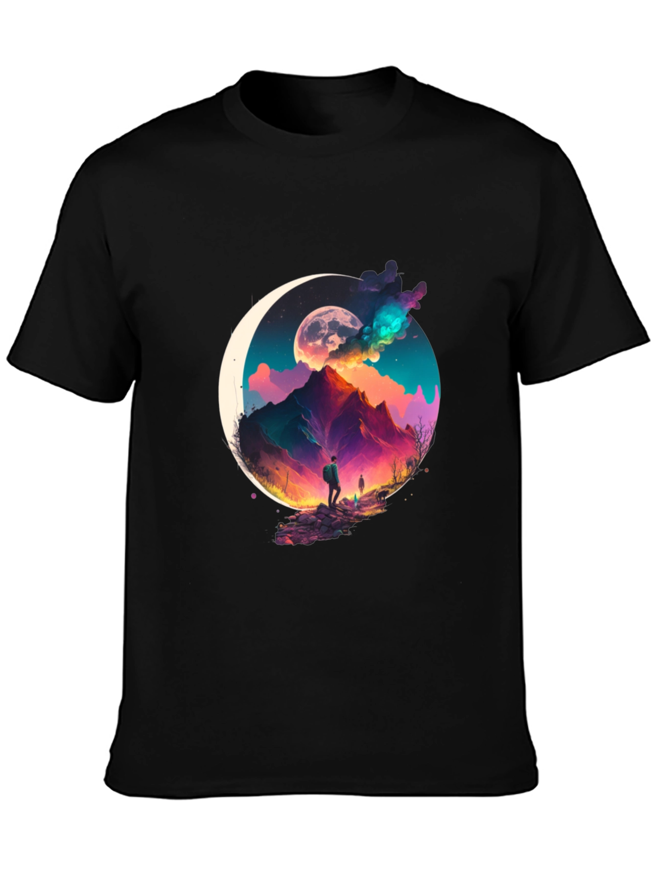 Mountain Moonscape Graphic Tee