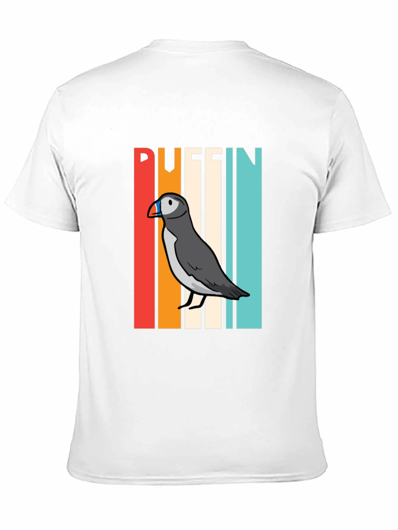 Retro Puffin Bird Graphic T-Shirt