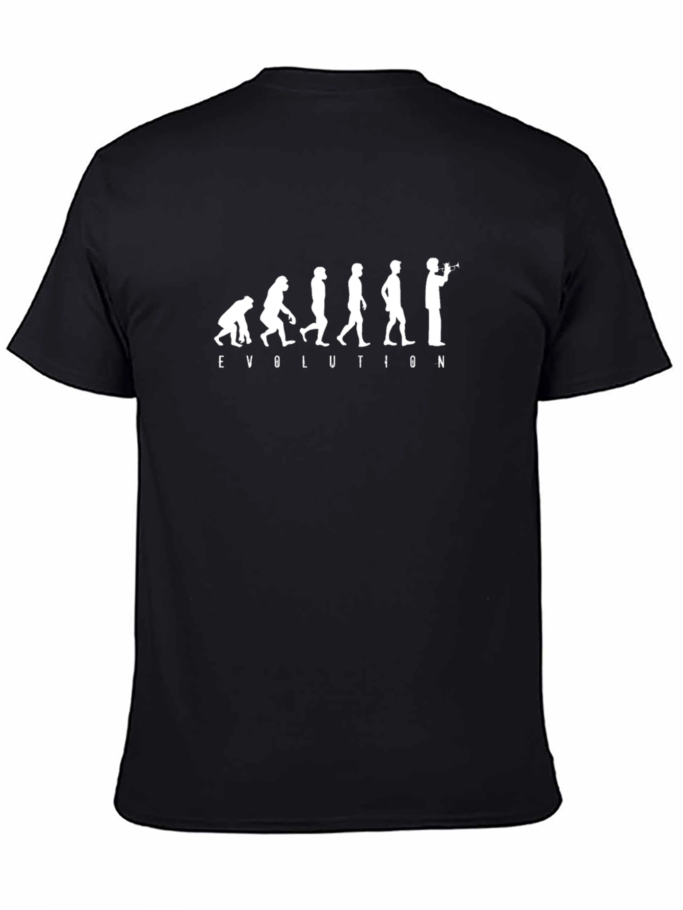Evolution Trumpet Player Graphic Tee - Black