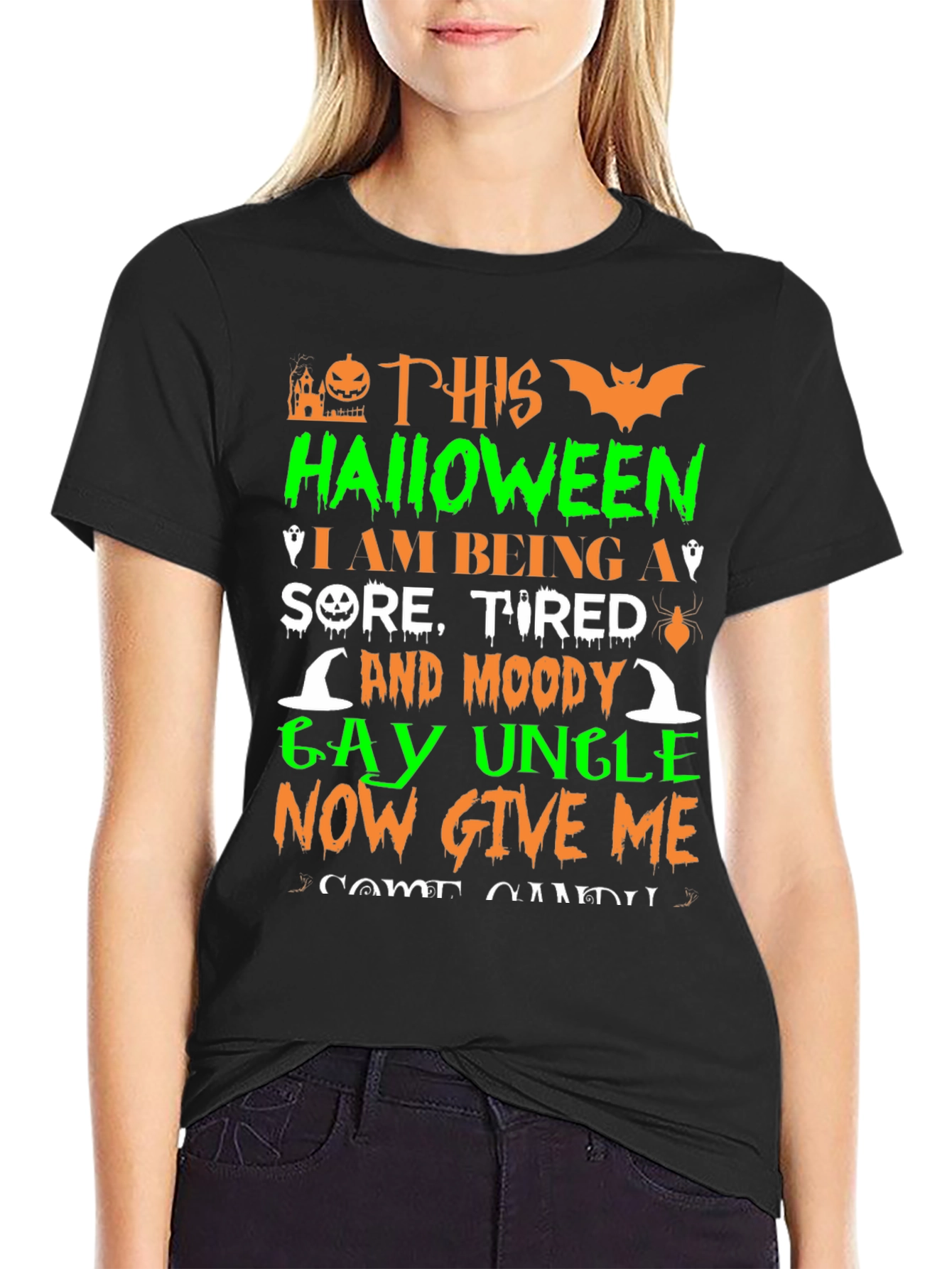 Humorous Halloween Themed T-Shirt