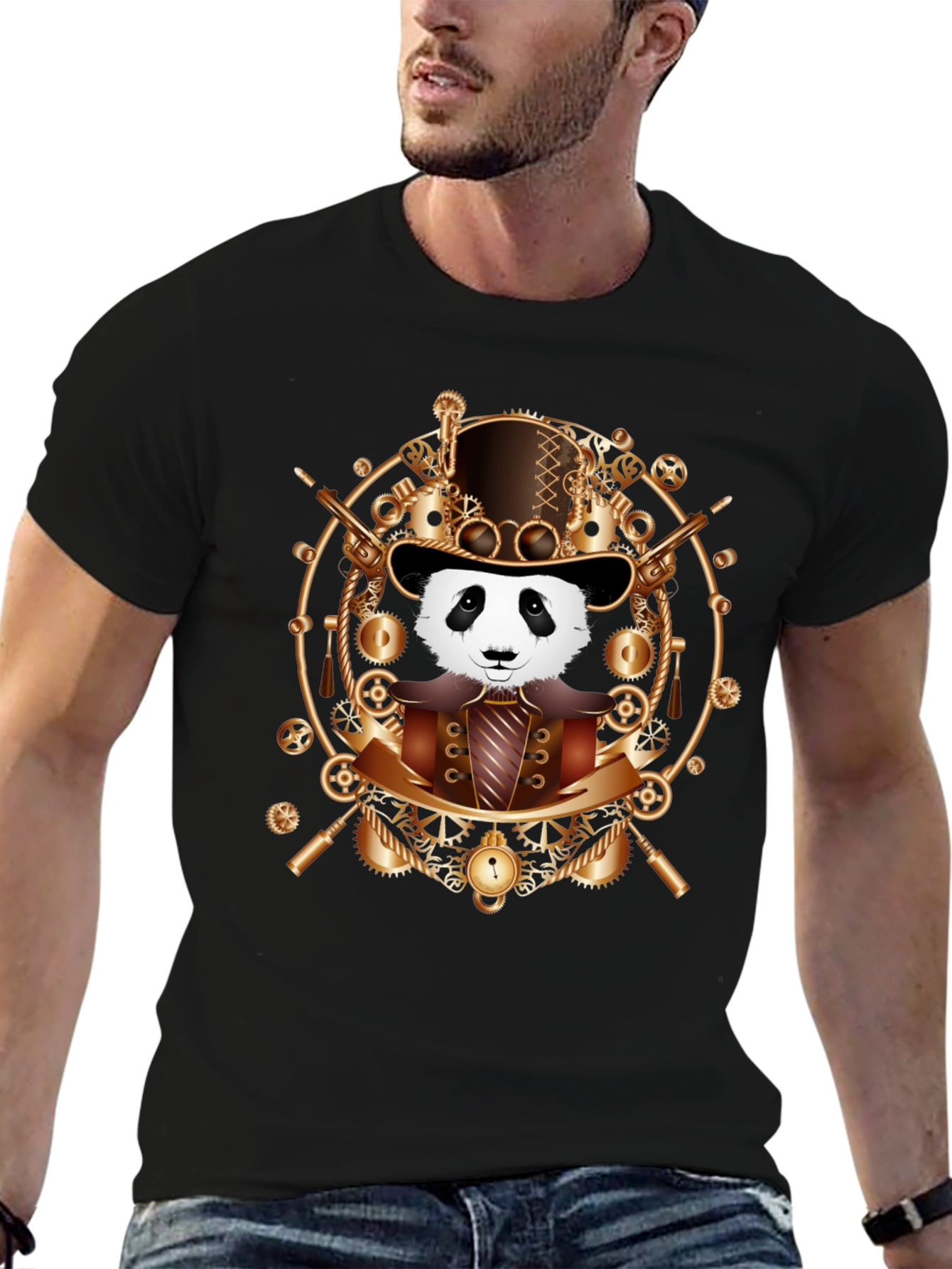 Steampunk Panda T-Shirt