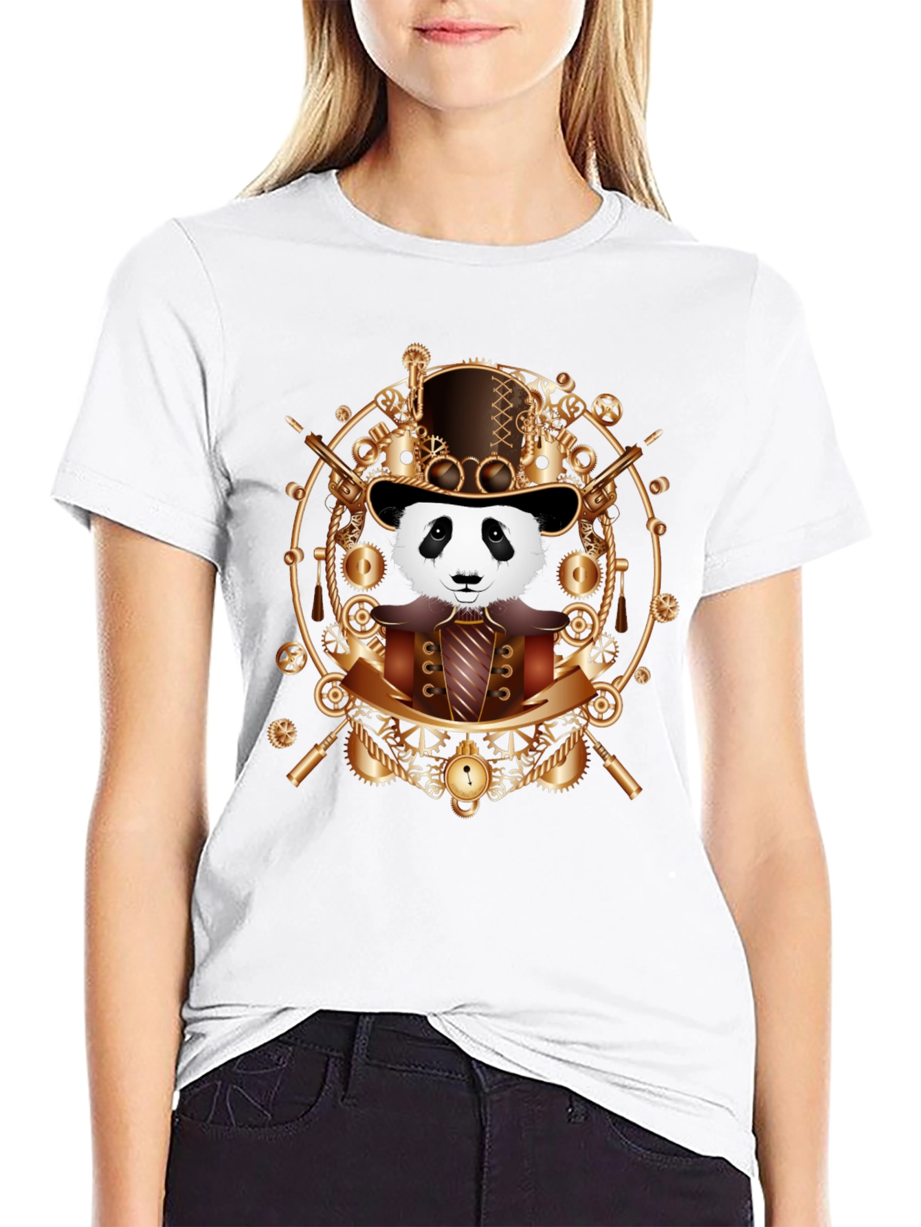 Steampunk Panda T-Shirt
