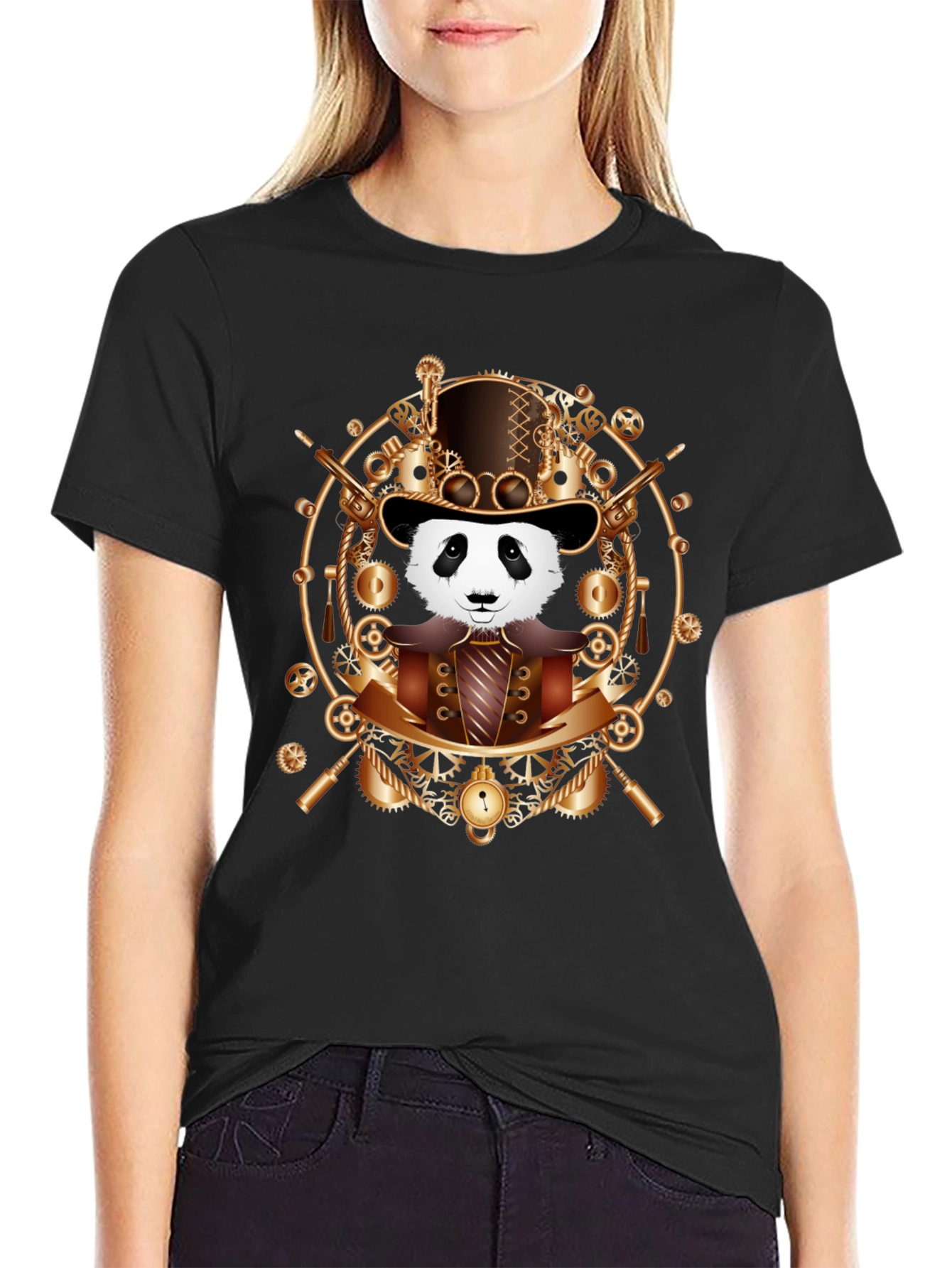 Steampunk Panda T-Shirt