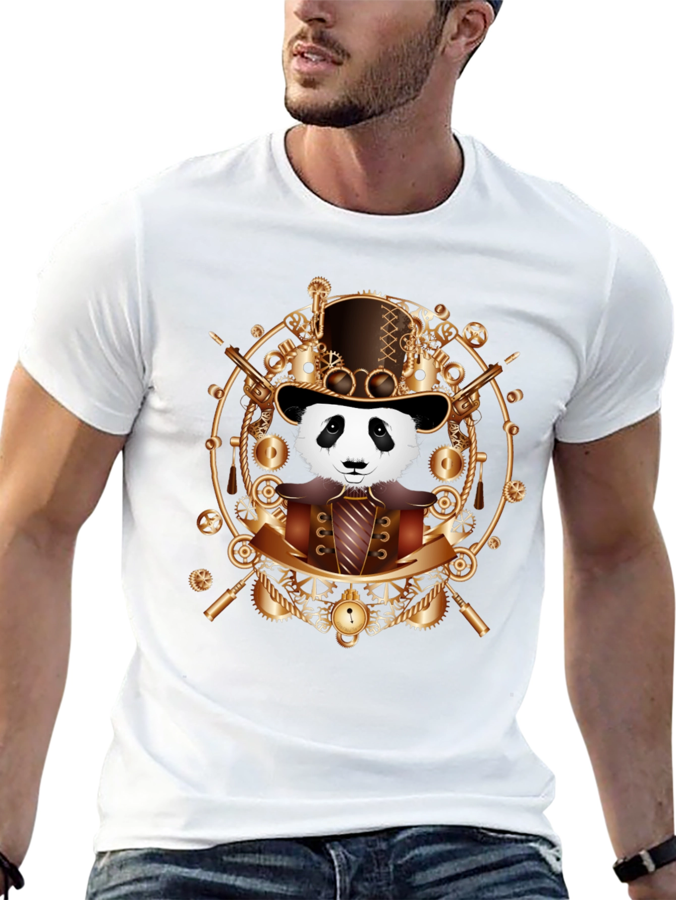 Steampunk Panda T-Shirt