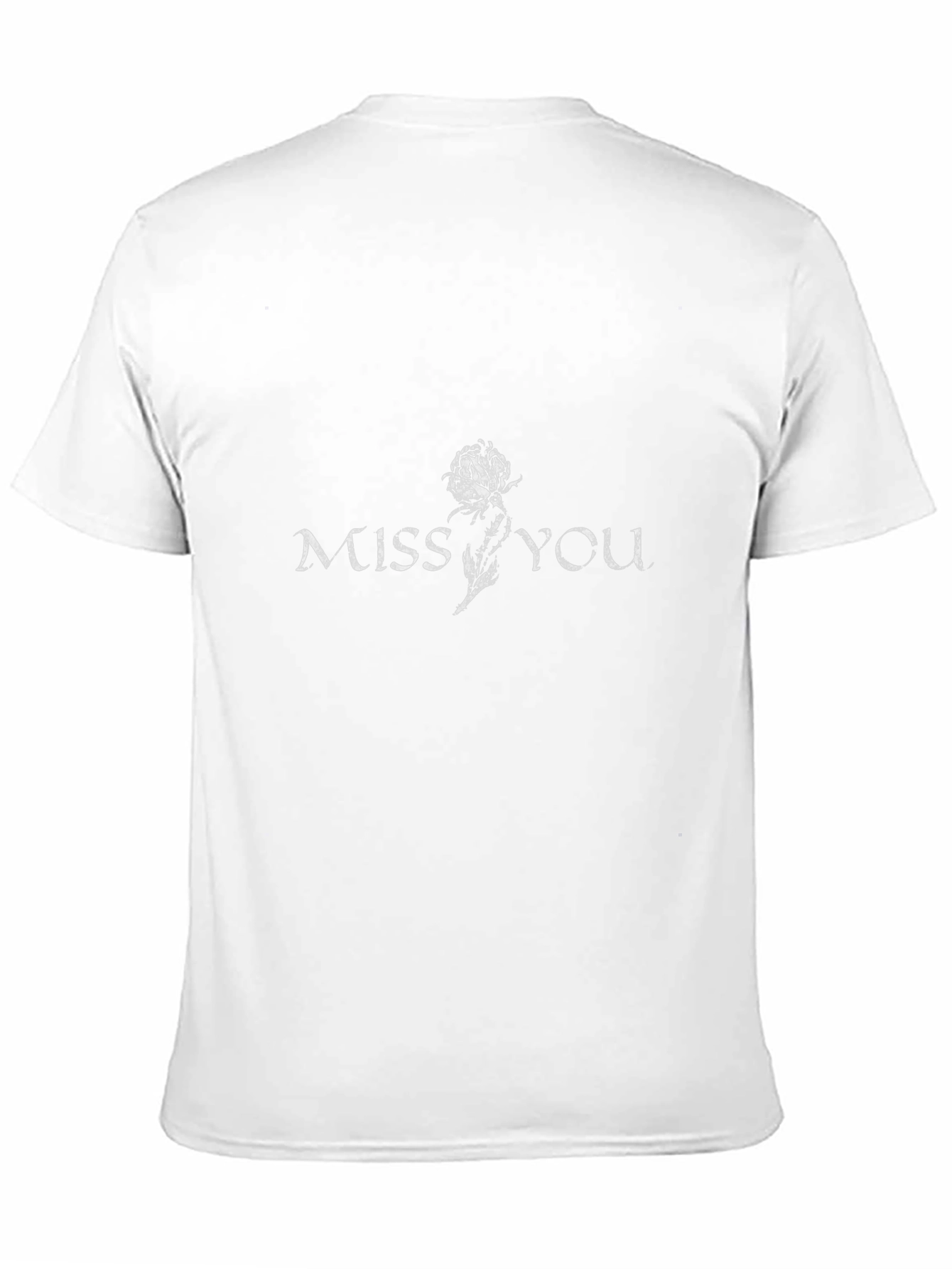 Miss You Black Graphic Tee