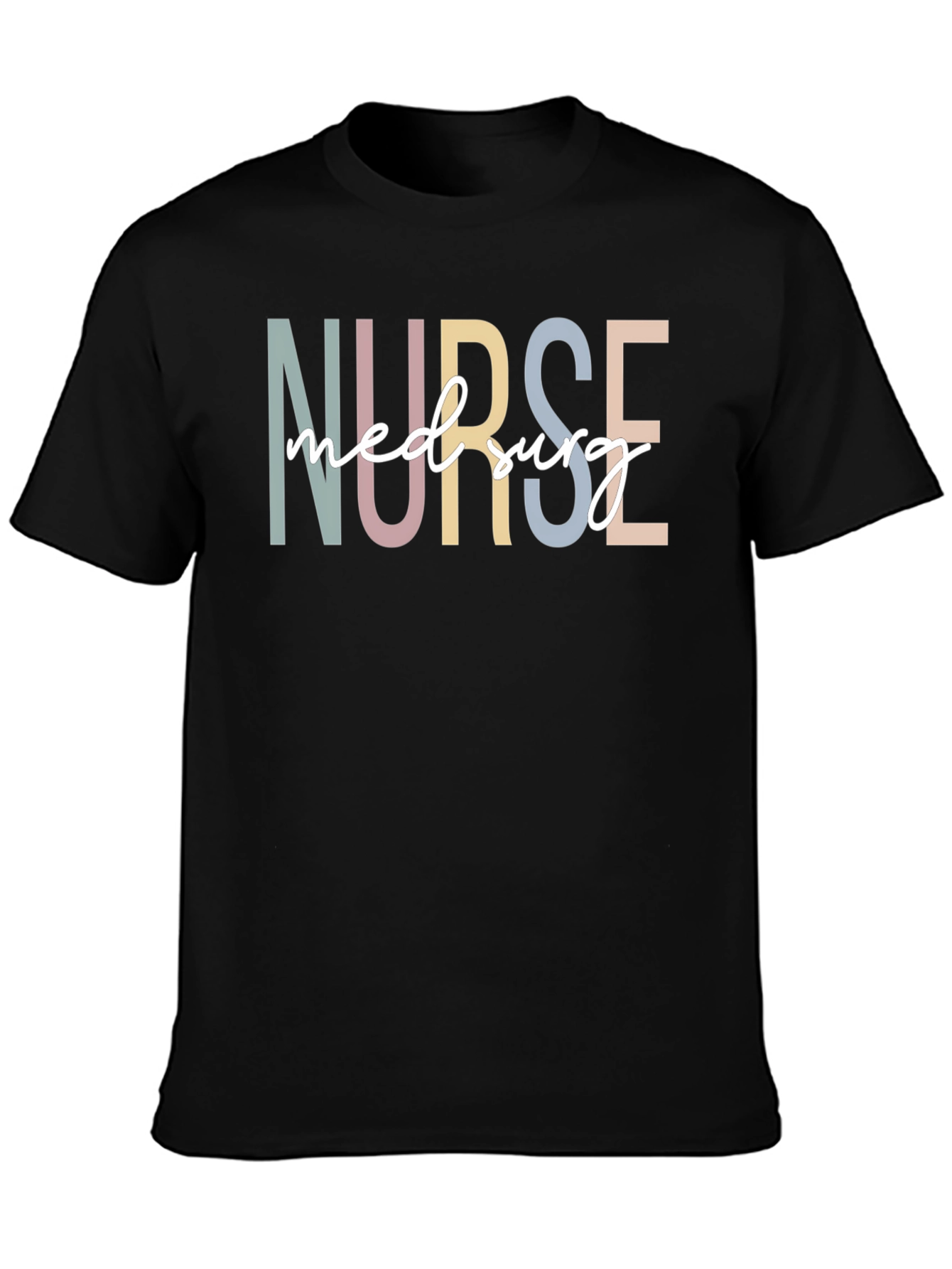 Nurse Med Surg T-Shirt - Black