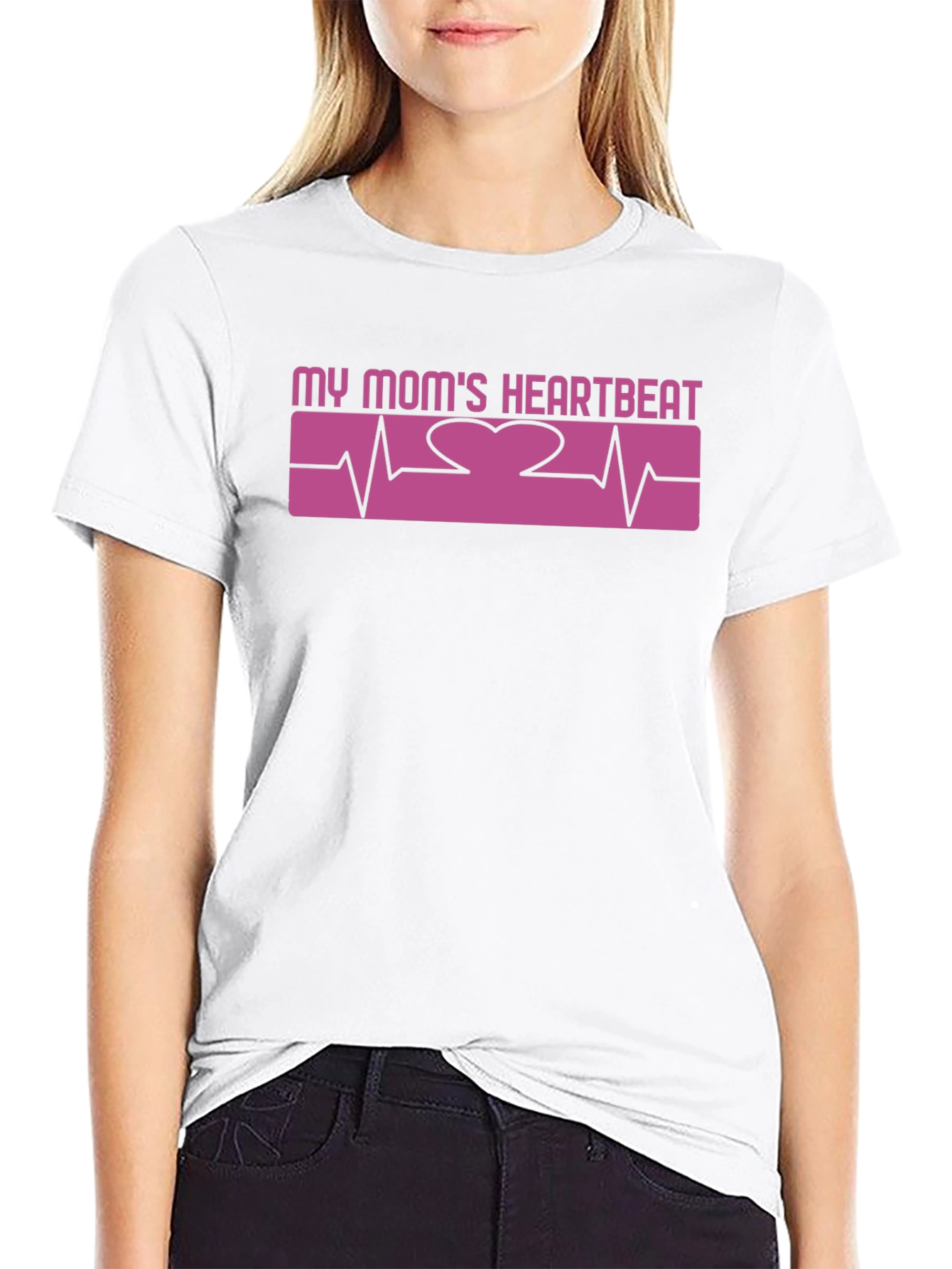 My Moms Heartbeat Graphic Tee - Love & Appreciation