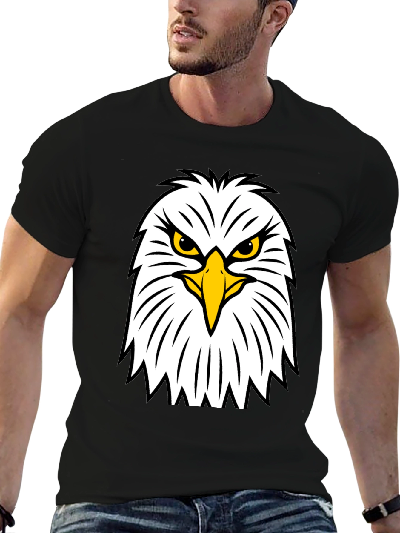 Eagle Graphic T-Shirt - Black