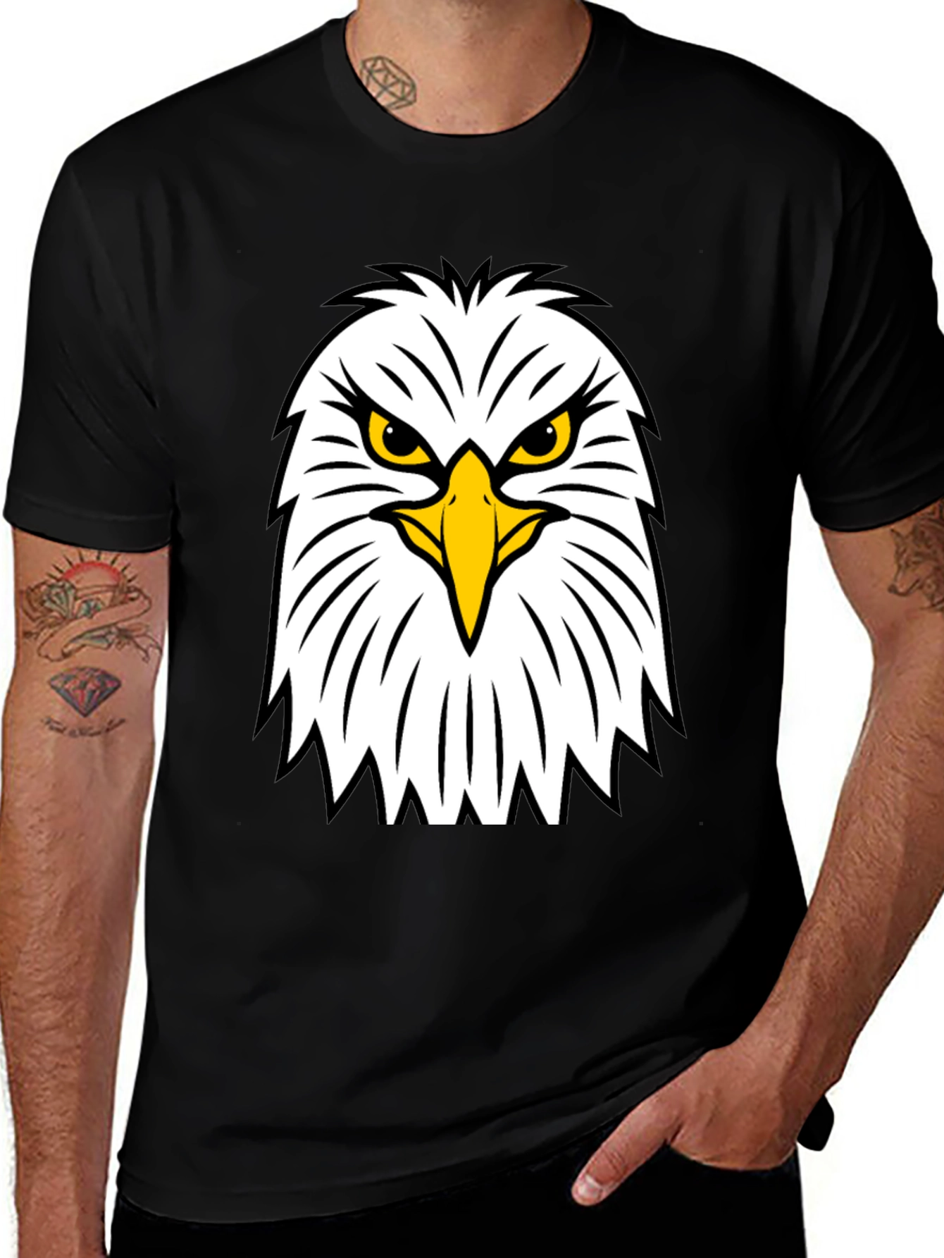 Eagle Graphic T-Shirt - Black
