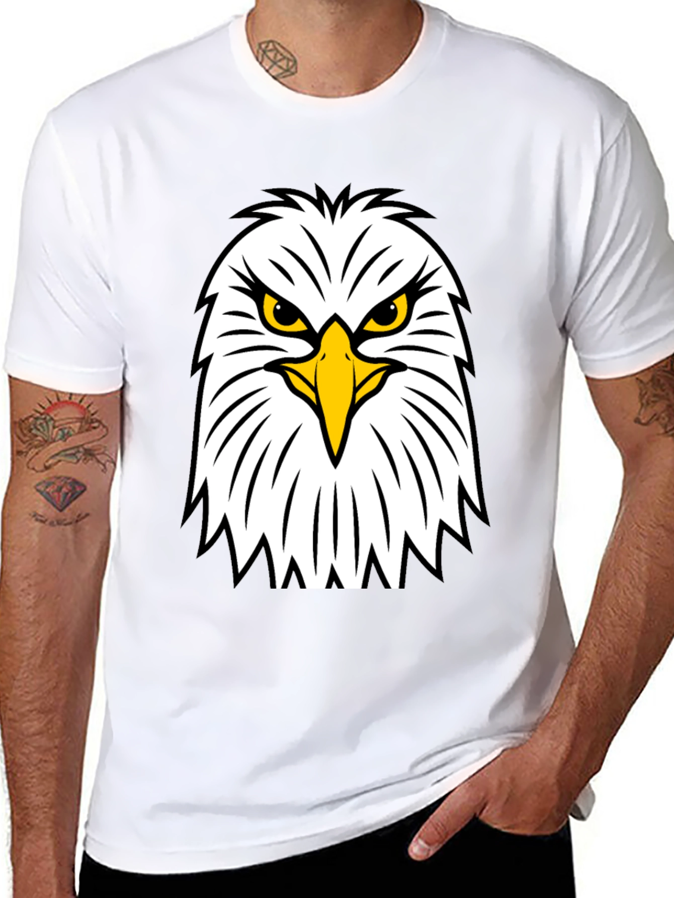 Eagle Graphic T-Shirt - Black