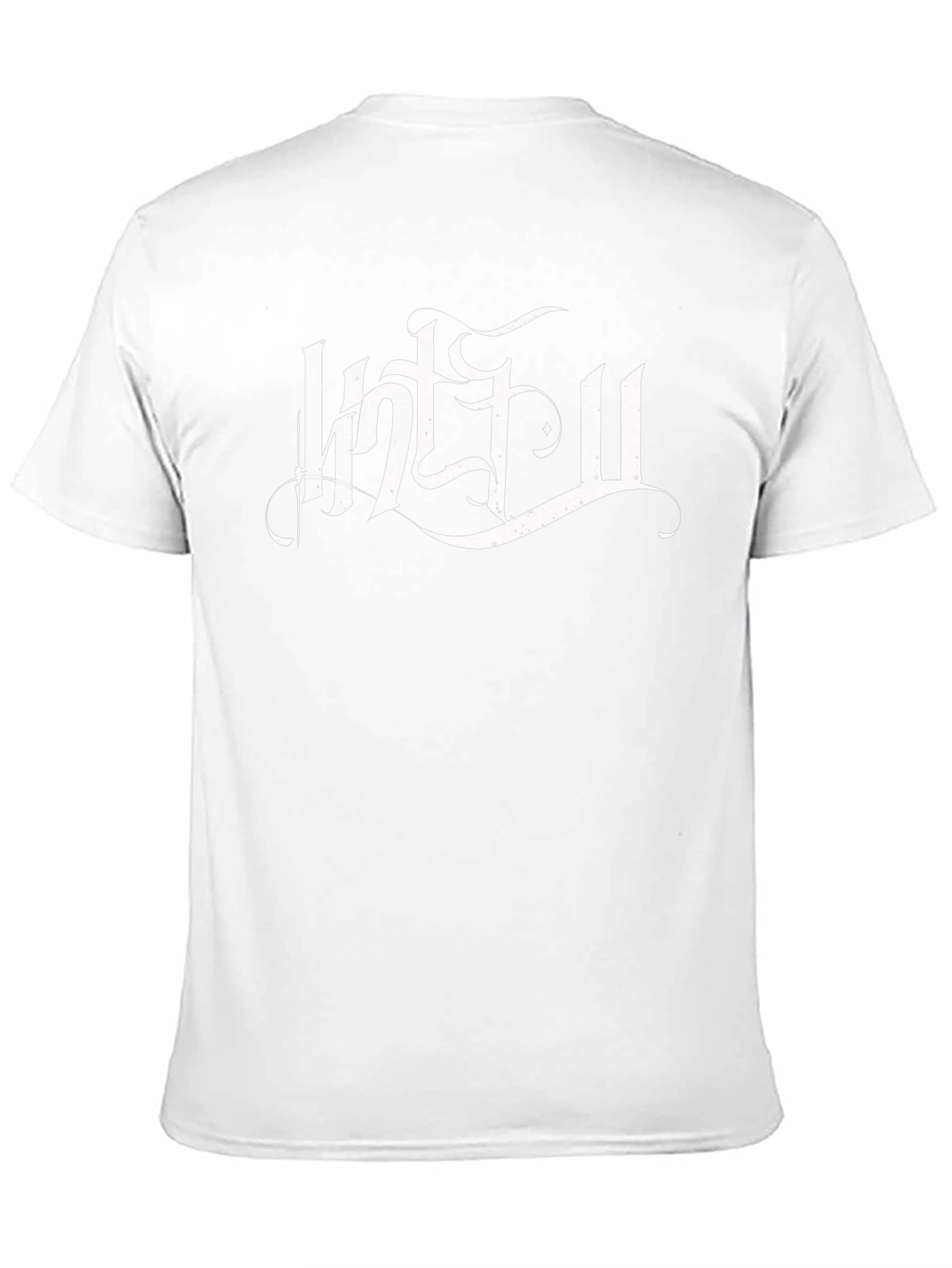 Black Graphic Tee - HNTFU White Design