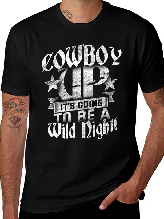 Cowboy Up Wild Night Graphic Tee