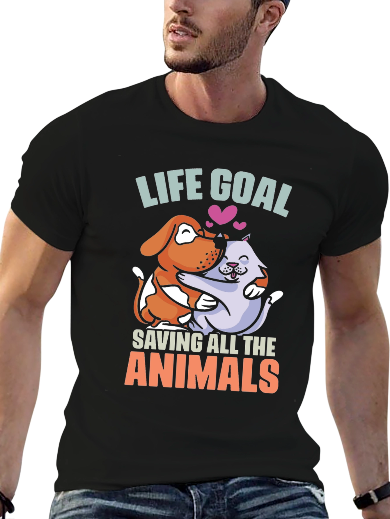 Life Goal: Saving All the Animals T-Shirt