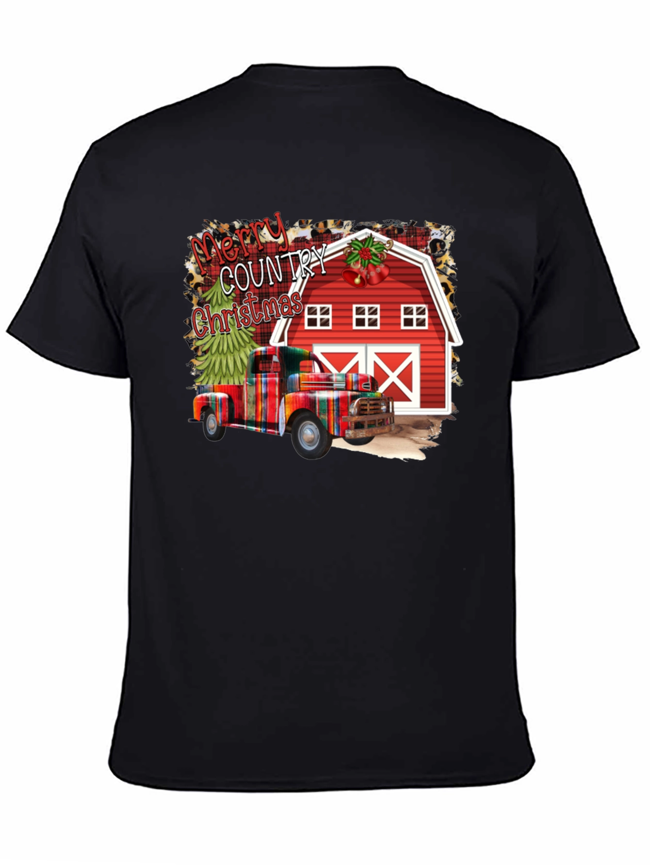 Merry Country Christmas Graphic Tee