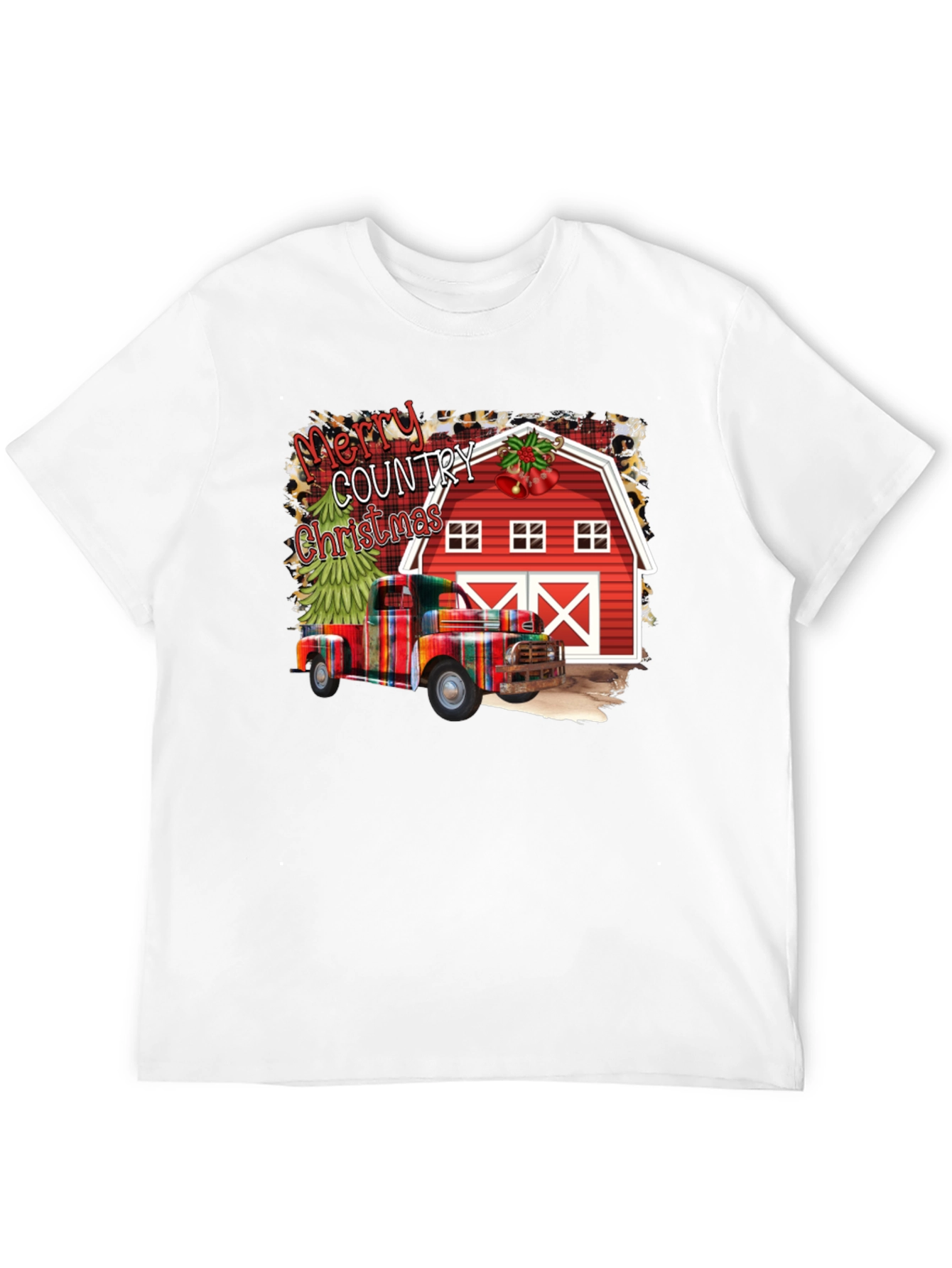 Merry Country Christmas Graphic Tee