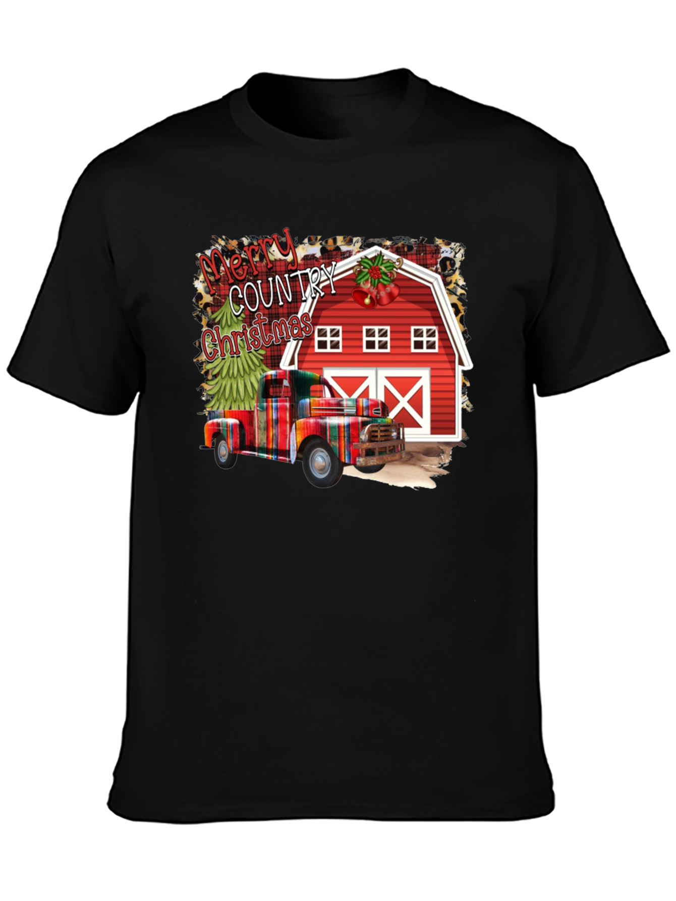 Merry Country Christmas Graphic Tee