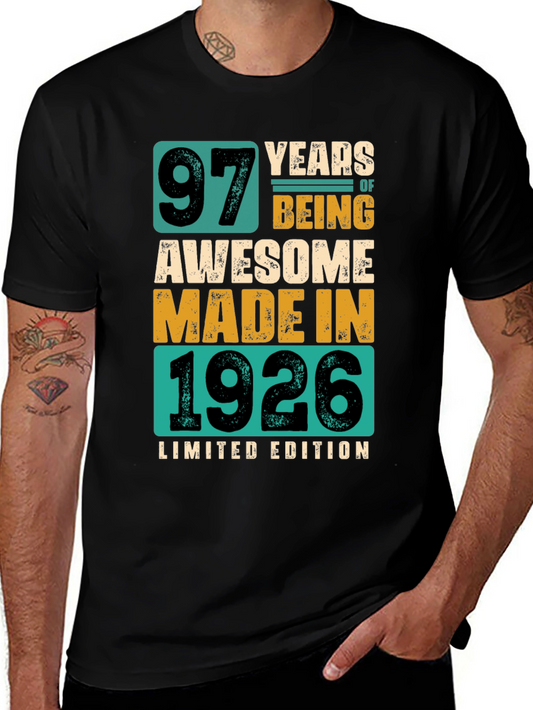 97 Years Awesome Made In 1926 Limited Edition T-Shirt